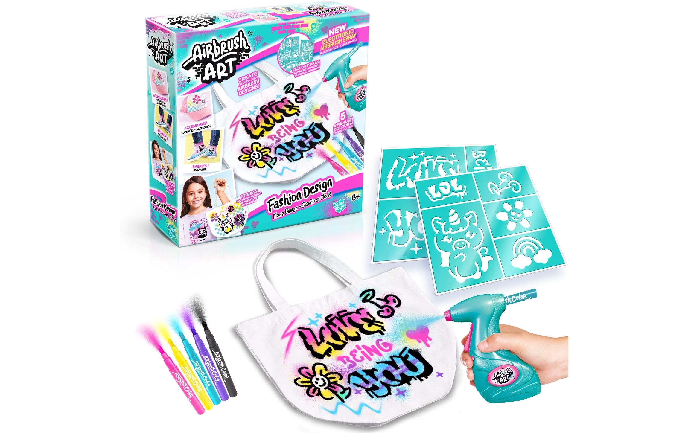 Kreativset »Canal Toys Airbrush Art Fashion Design Kit«