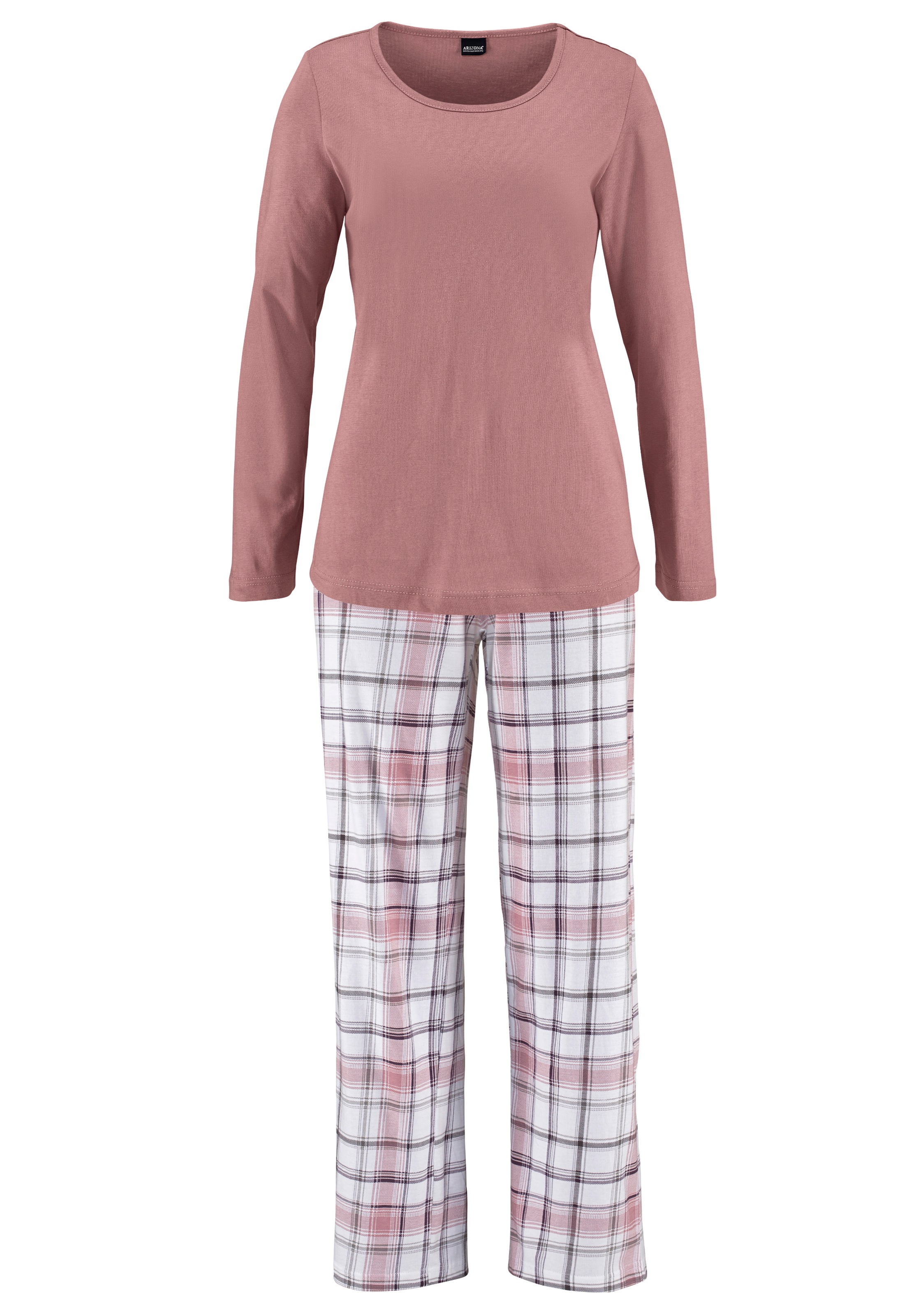 Arizona Pyjama Set, 2 tlg. mit Karo Muster