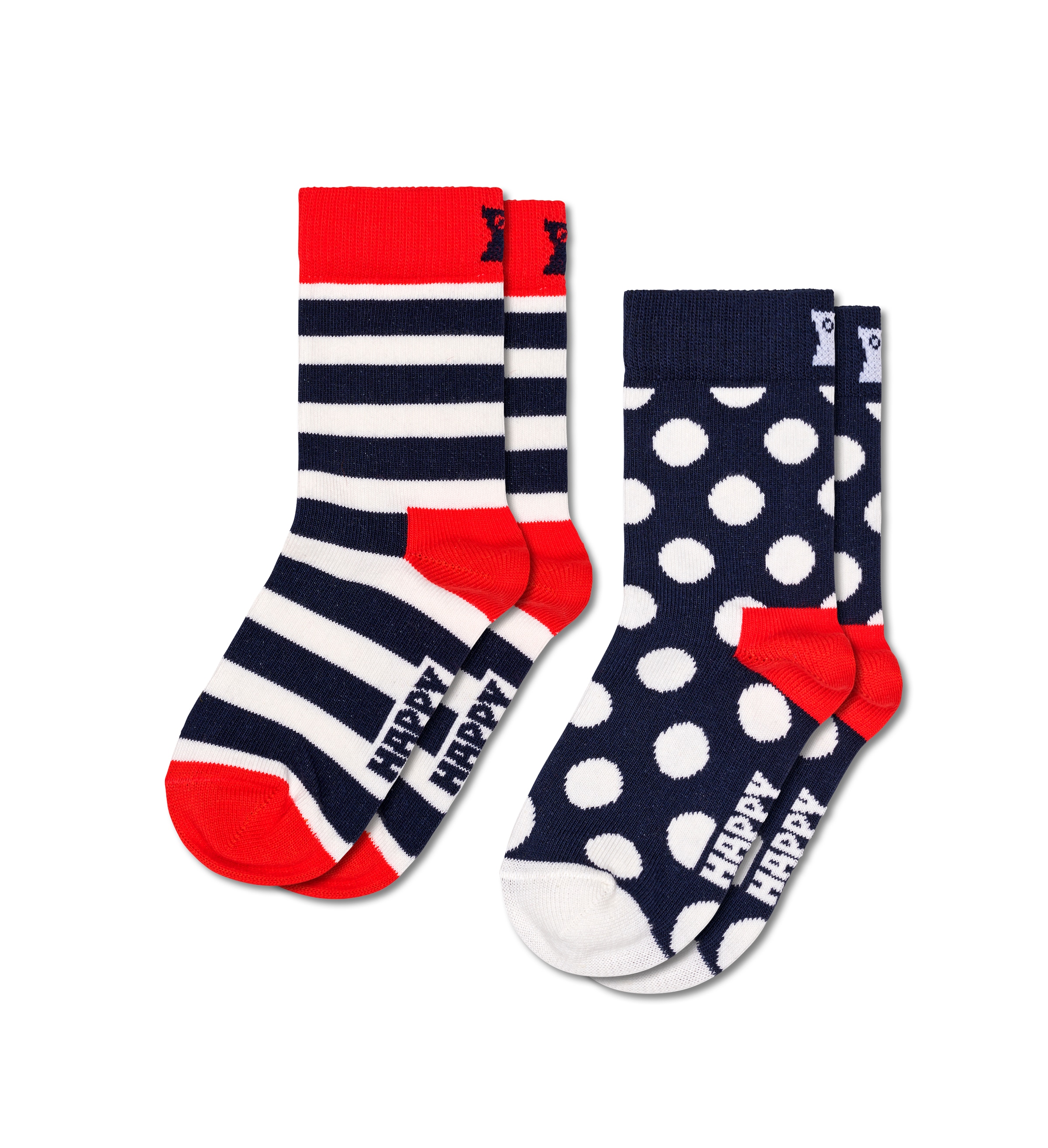 Kids Happy Socks »2-Pack Streifen Socken 2 online Paar), & Punkte | Jelmoli-Versand (Packung, ✵ Stripe kaufen Socks«,