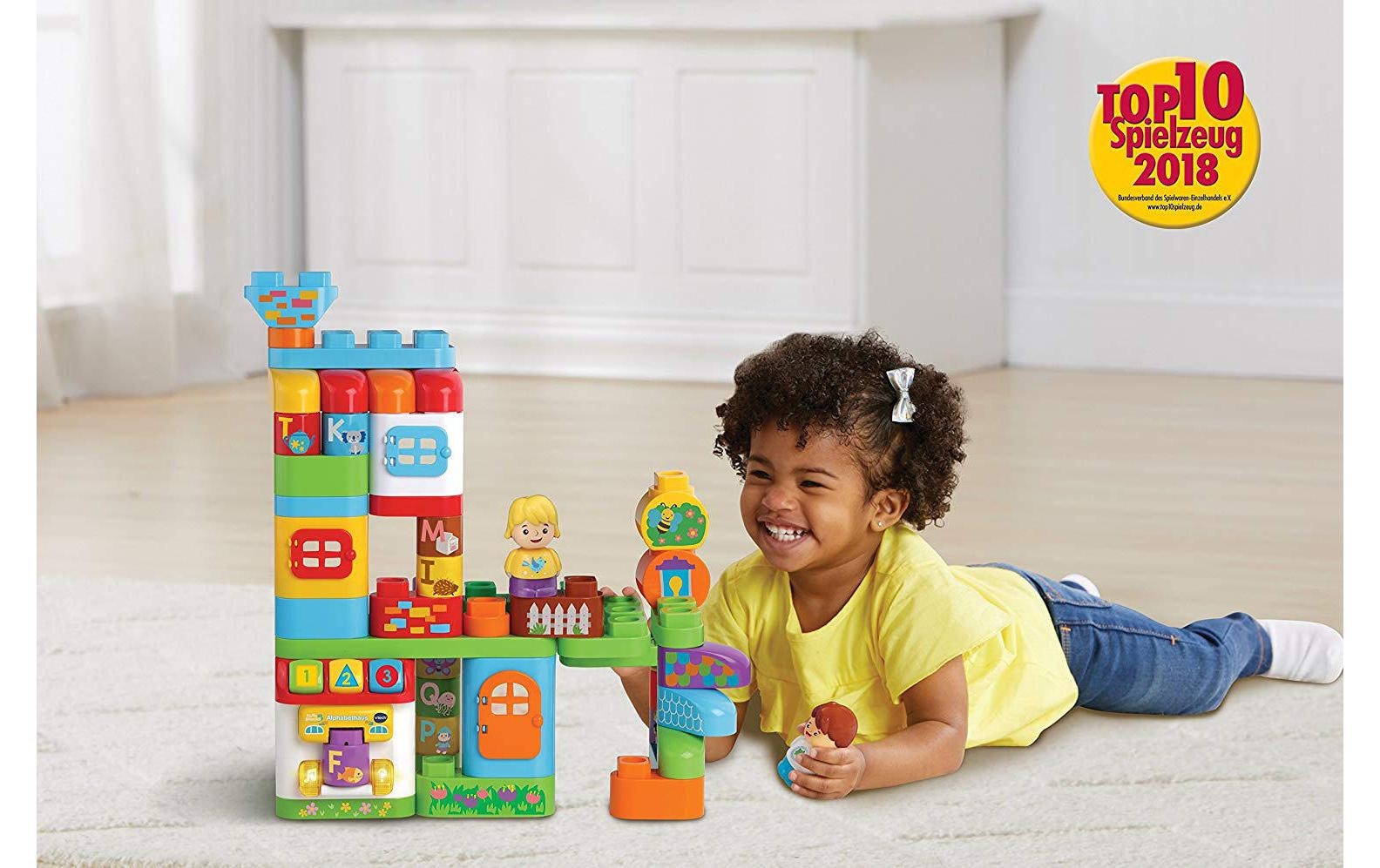 Vtech® Konstruktions-Spielset »Alphabethaus«