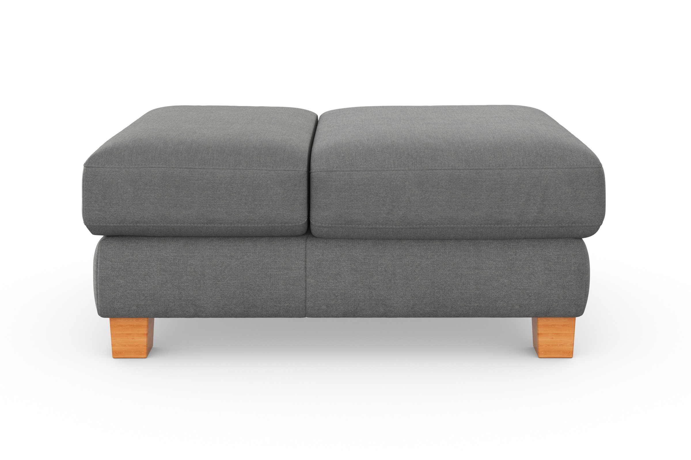 sit&more Polsterhocker »Dundee«, mit Klappfunktion, Federkern und hochwertigen Massivholzfüssen