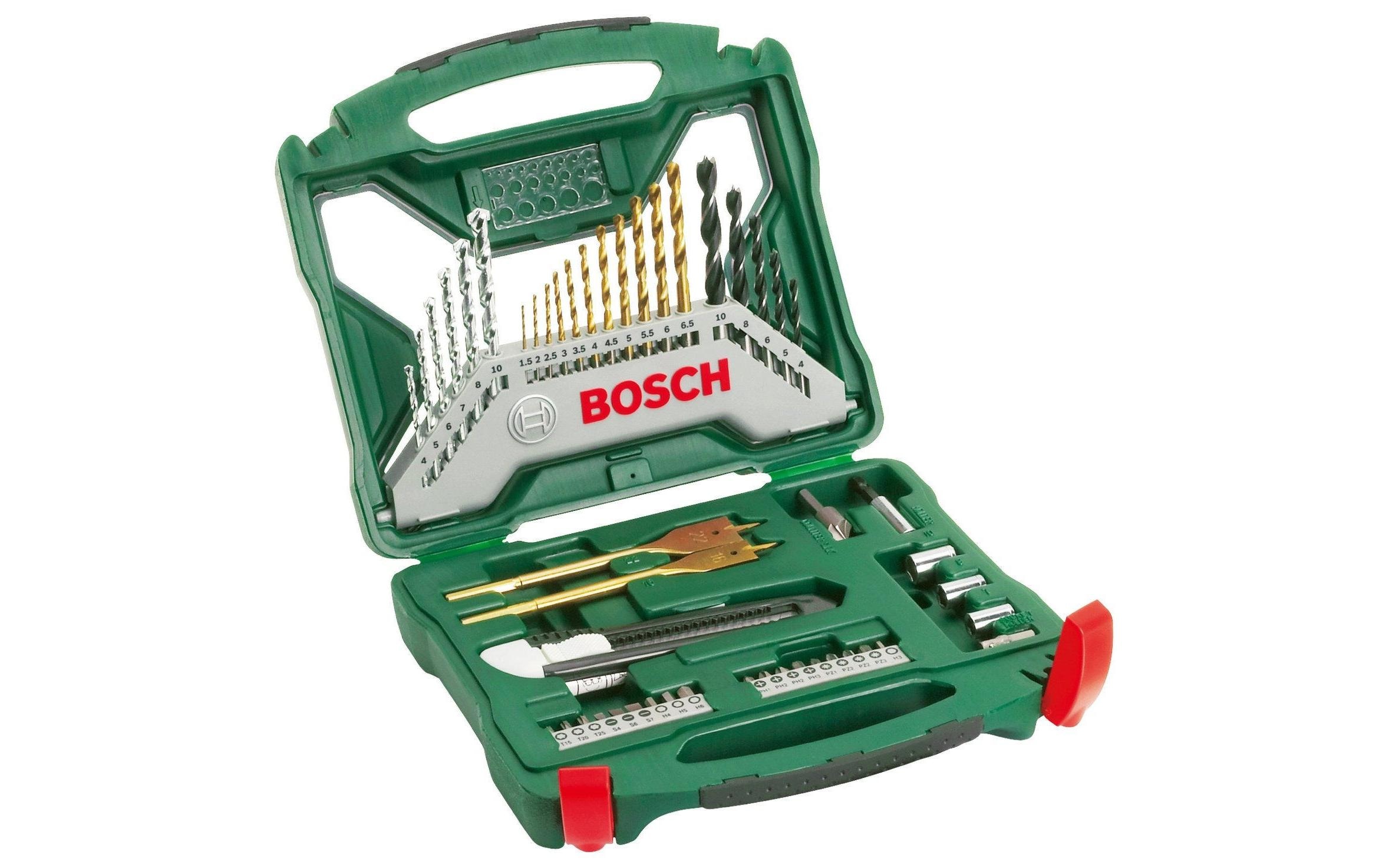 BOSCH Bohrer- und Bit-Set »X-Line Titanium«, (50 tlg.)