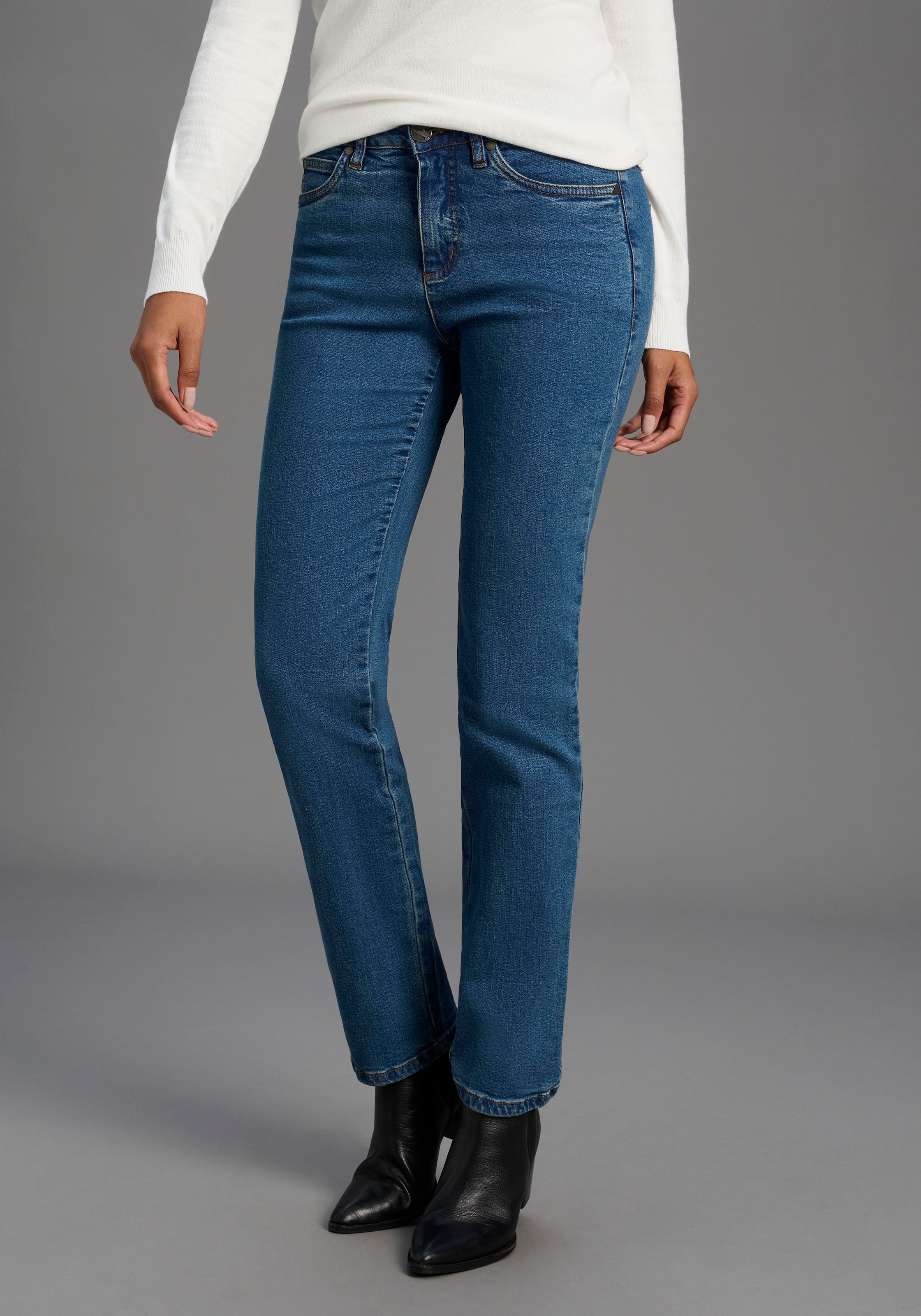 Arizona Gerade Jeans »Comfort-Fit« High Waist