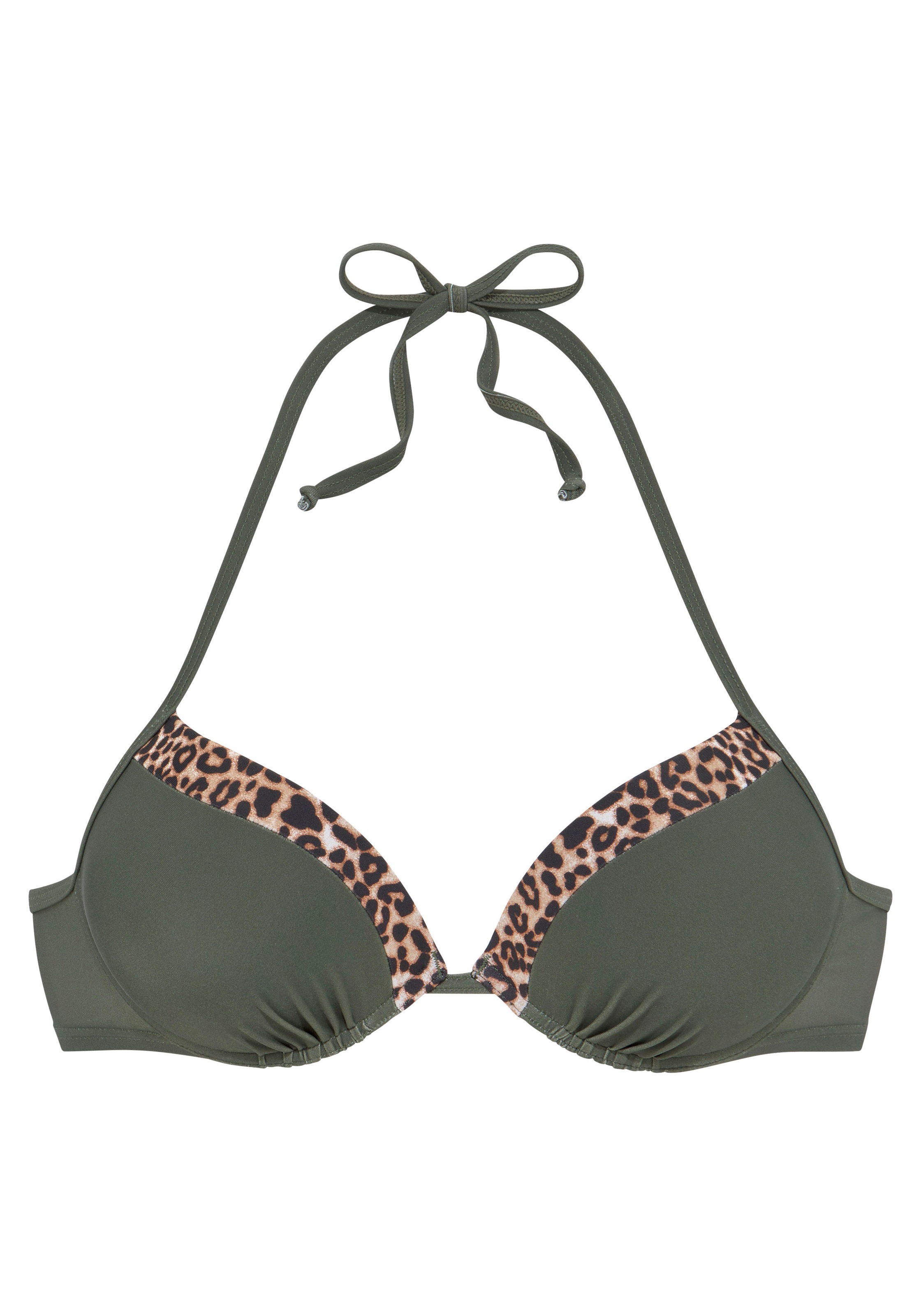 LASCANA Push-Up-Bikini-Top "Adelin" mit bedruckten Einsätzen