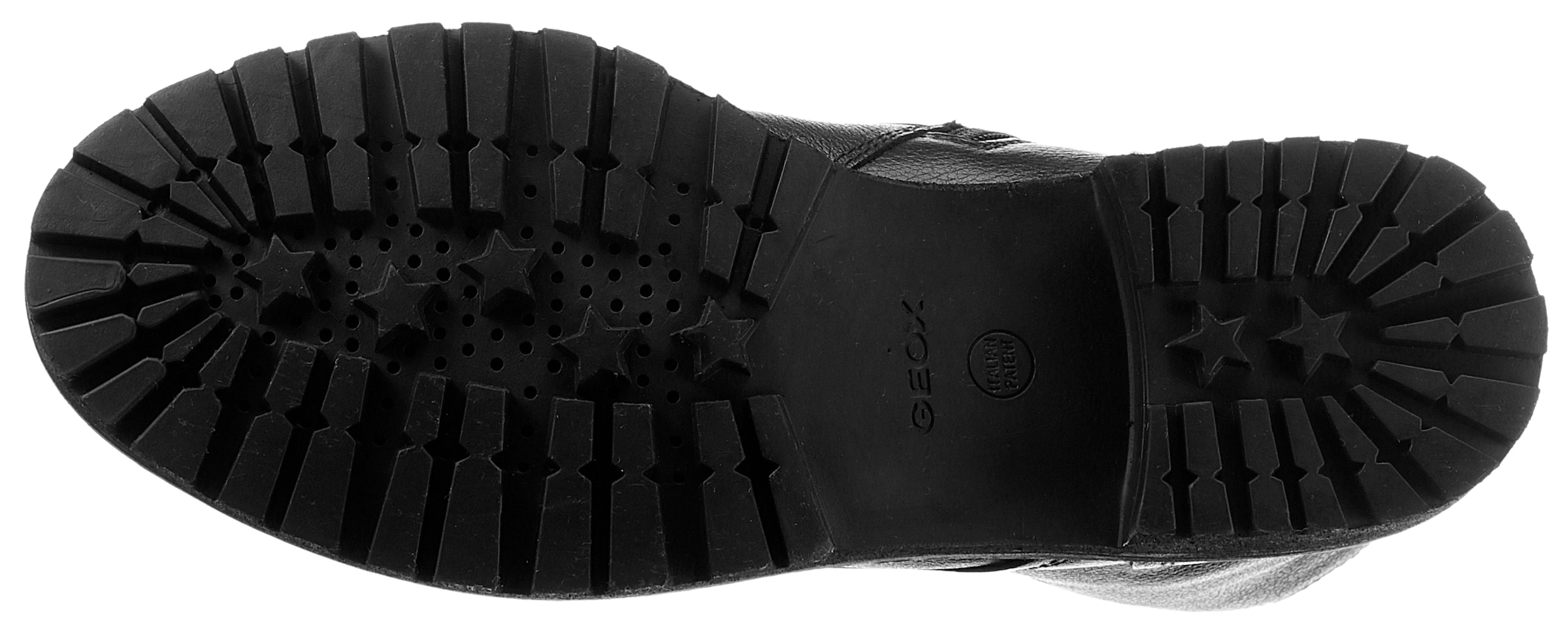 Geox Schnürstiefelette »D HOARA«, Blockabsatz, Schnürboots mit Innenreissverschluss