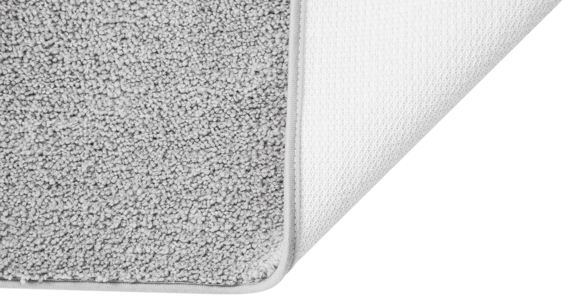 my home Badematte »Regona, Badteppich, Badvorleger, Badezimmer Teppich«, rutschhemmend beschichtet, fussbodenheizungsgeeignet-schnell trocknend-strapazierfähig, Uni Farben, besonders weich, als rechteckig und halbrund erhältlich