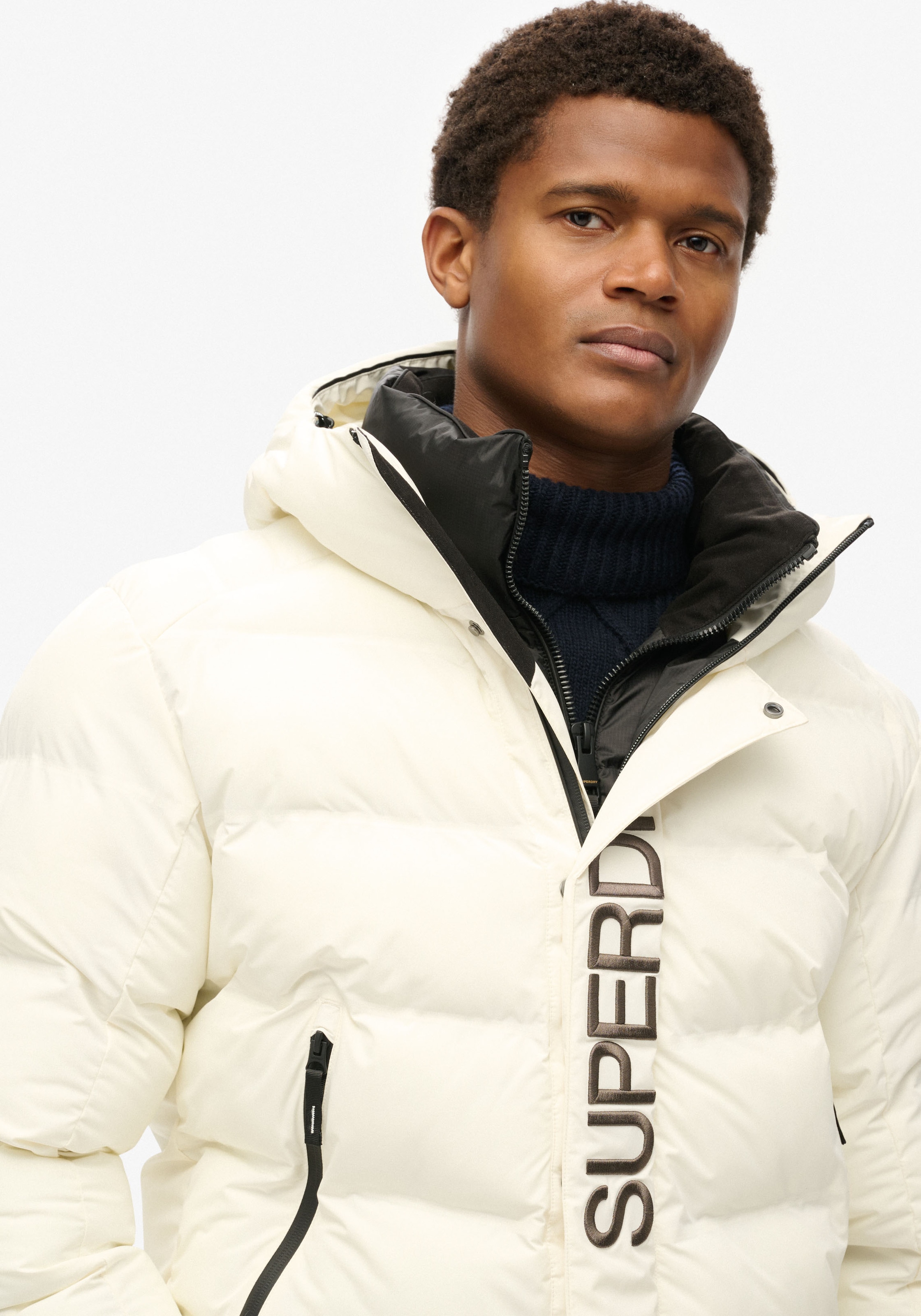 Superdry Steppjacke »Hooded City Graphic Puffer Jkt«