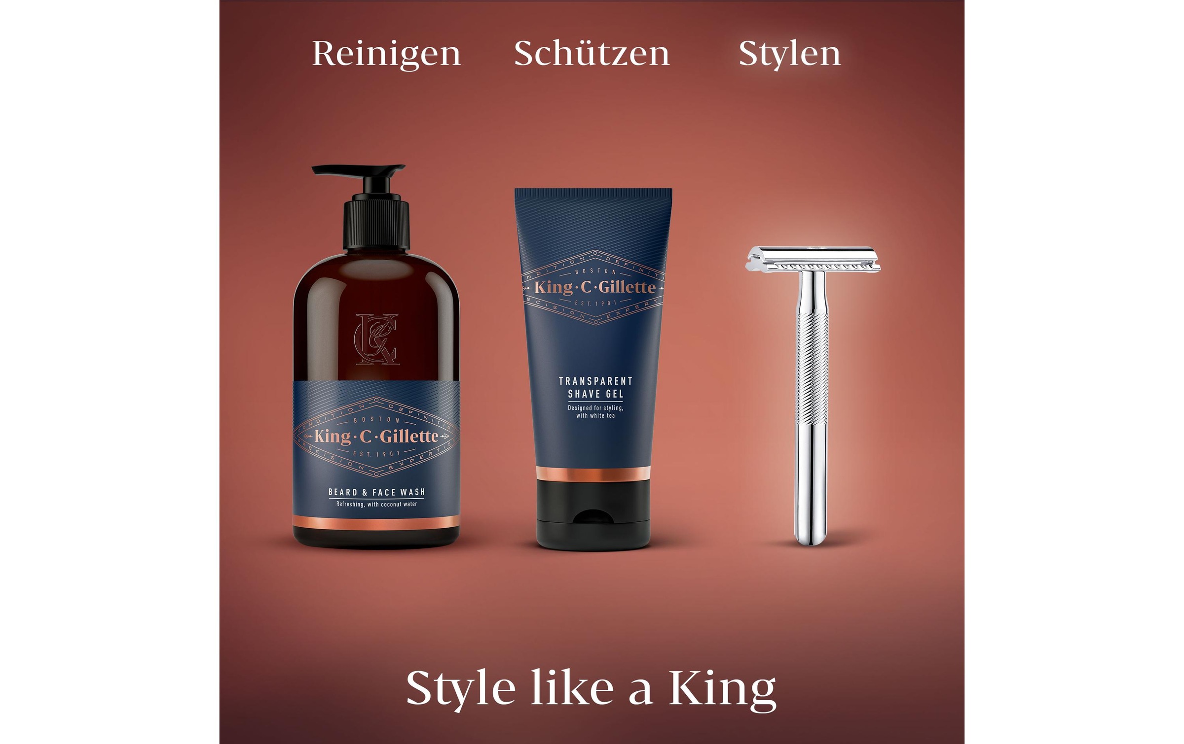 Nassrasierer »King C. 5 Klingen 1 Rasierer + 5 Klingen«