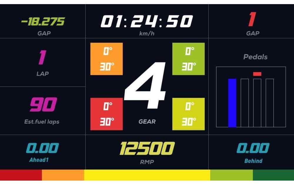 Lenkrad »MOZA RM High-Definition Digital Dashboard«