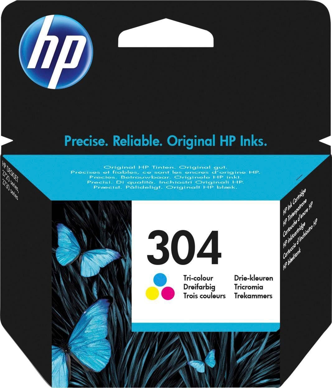 HP Tintenpatrone »304« original Druckerpatrone 304 cyan/magenta/yellow