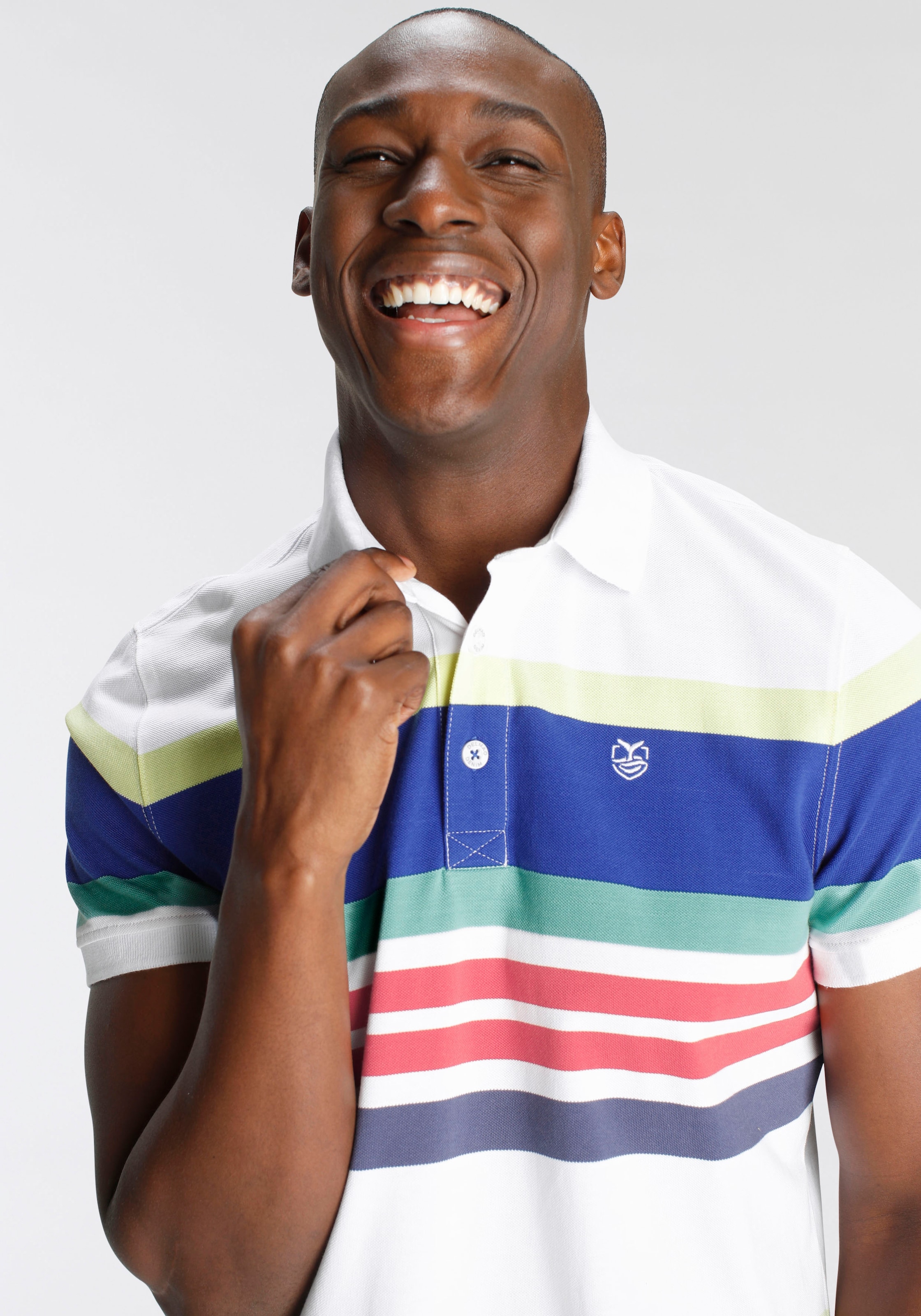 DELMAO Poloshirt, mit modischem Streifen - NEUE MARKE! online bestellen |  Jelmoli-Versand | Print-Shirts