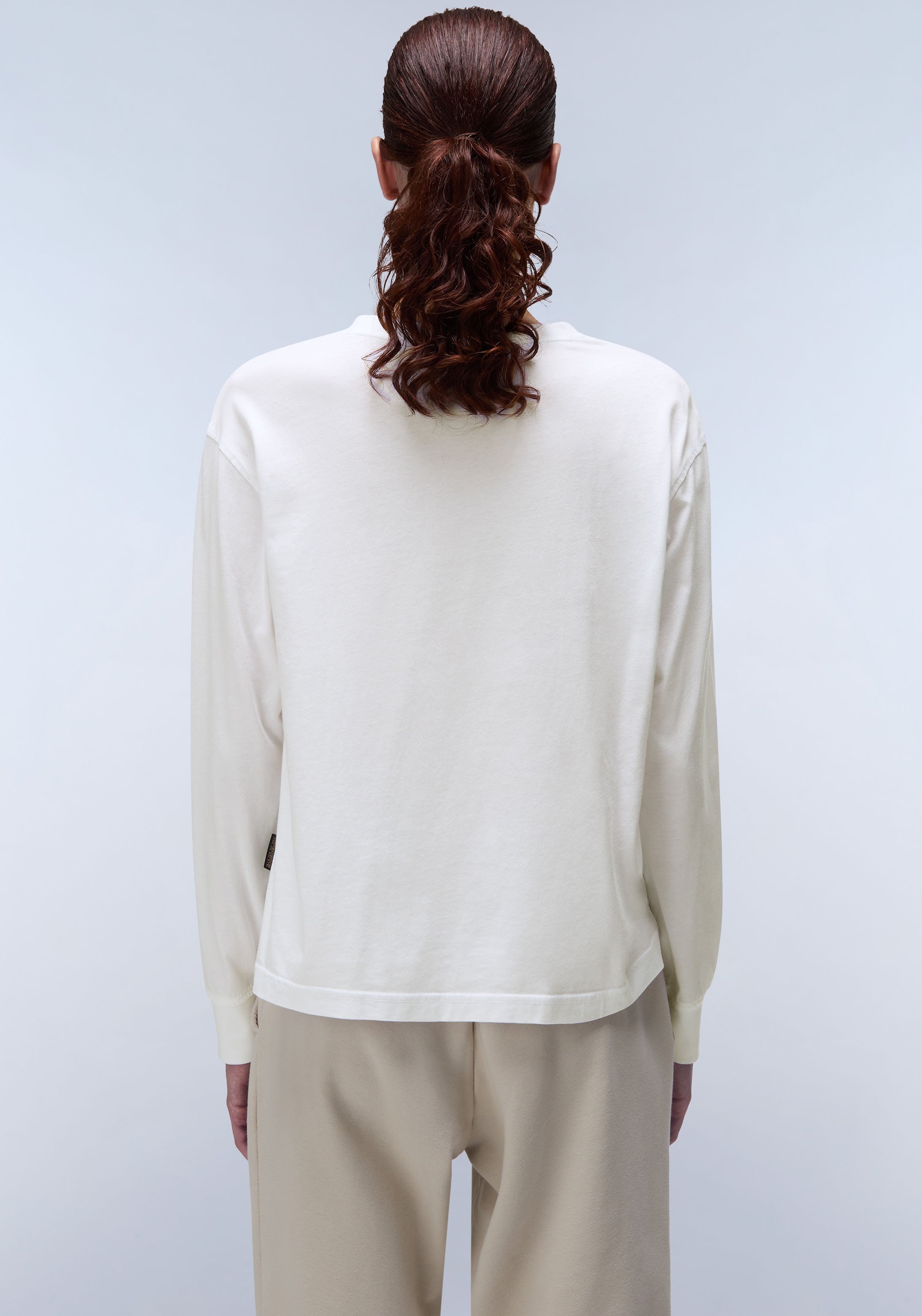 Napapijri Langarmshirt »SUZE«, mit grossem Logoprint