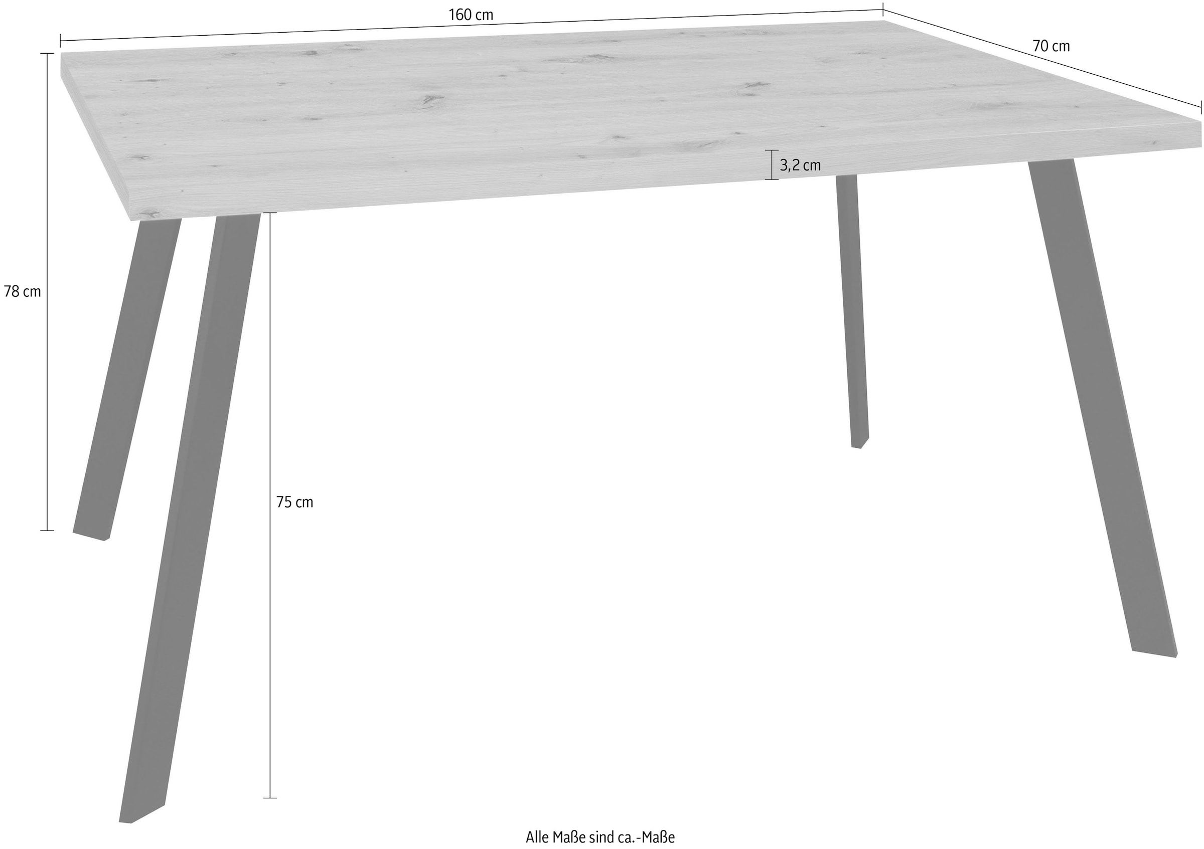 Mäusbacher Schreibtisch »Big System Office«, Breite 160 cm