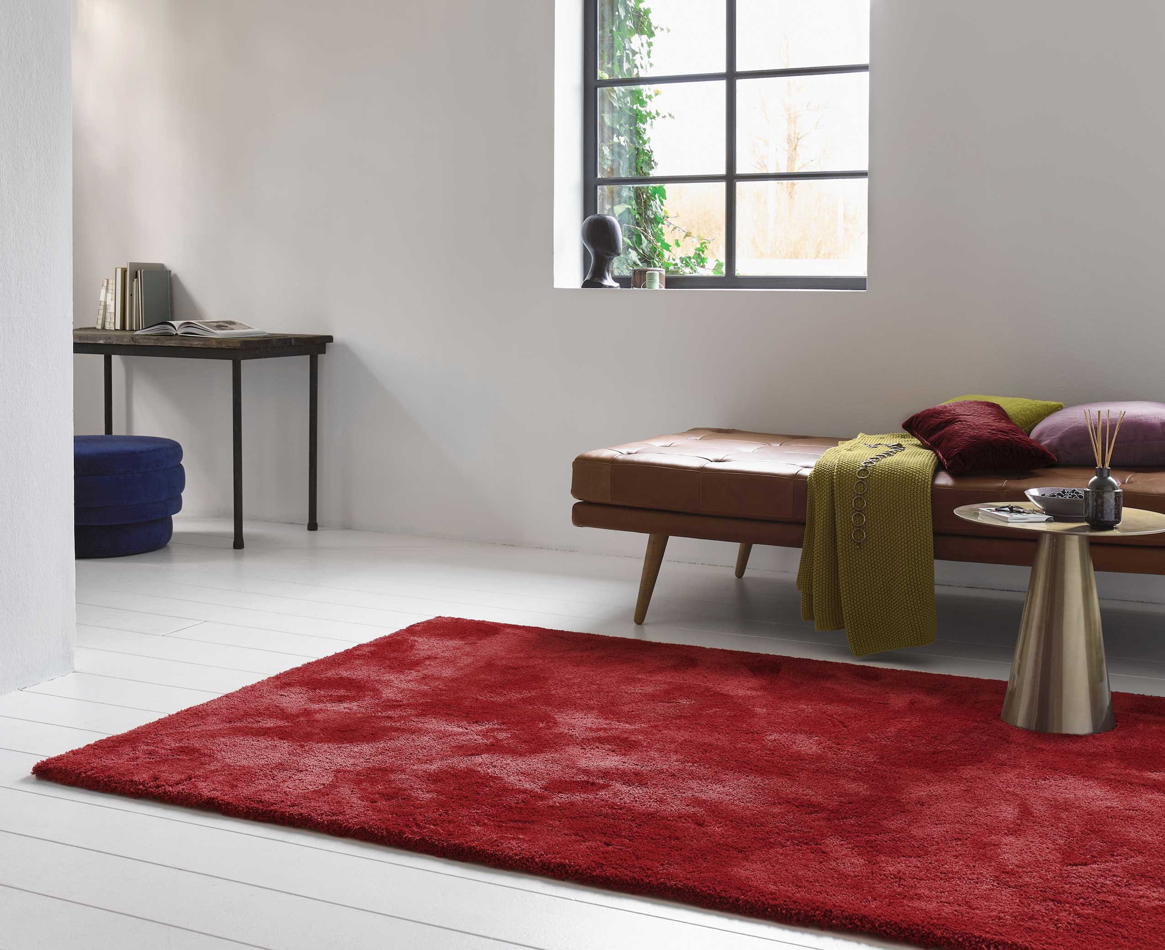 Esprit Hochflor-Teppich »Relaxx ESP-4150«, rechteckig, 25 mm Höhe, Wohnzimmer, sehr grosse Farbauswahl, weicher dichter Hochflor