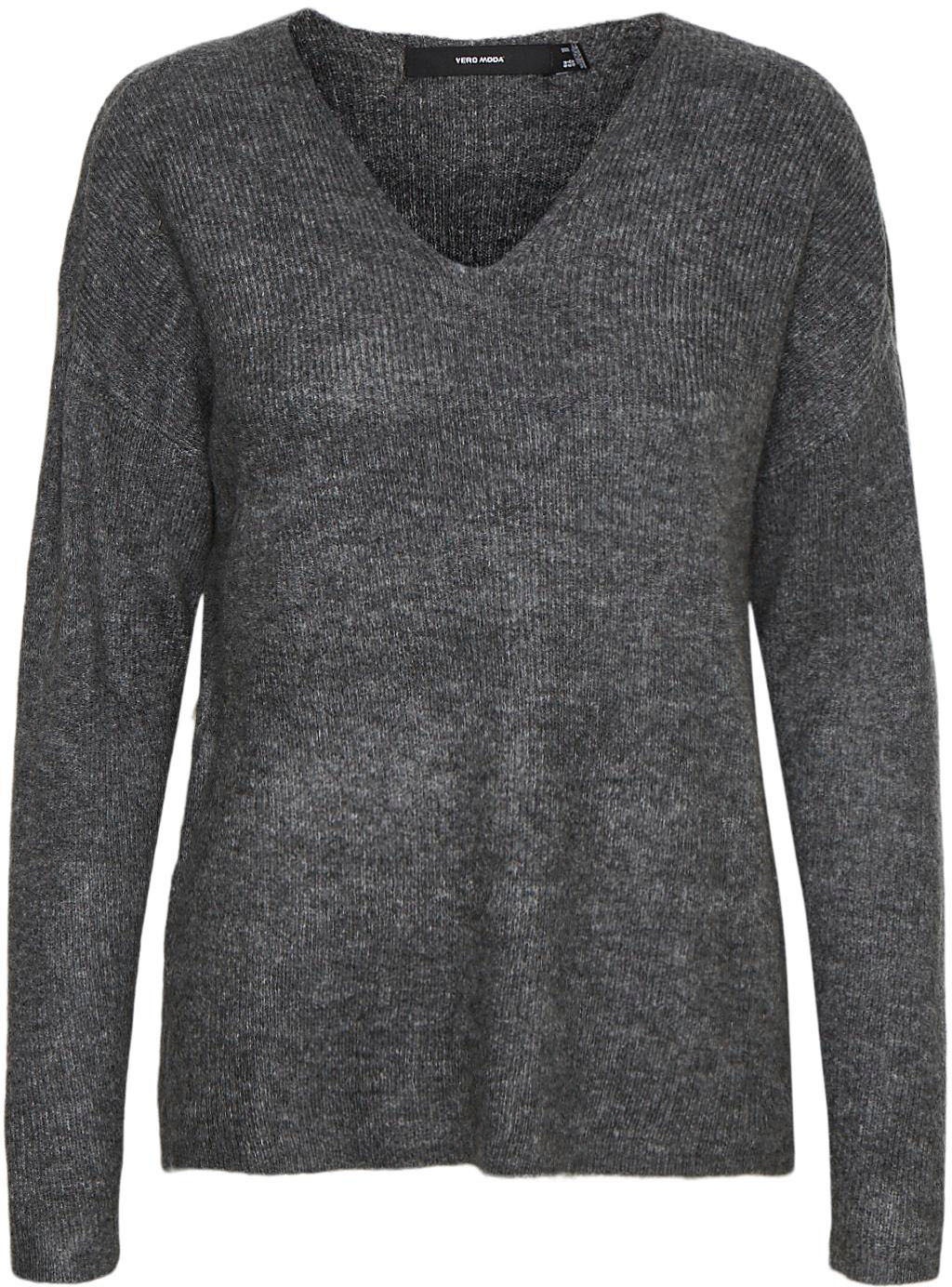 Vero Moda V-Ausschnitt-Pullover »VMCREWLEFILE LS V-NECK BLOUSE NOOS«