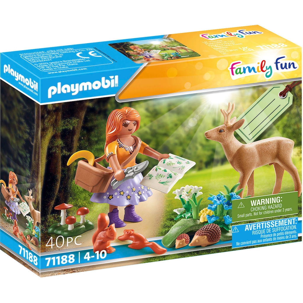 Playmobil® Konstruktions-Spielset »Kräutersammlerin (71188), Family Fun«, (40 St.), Made in Europe