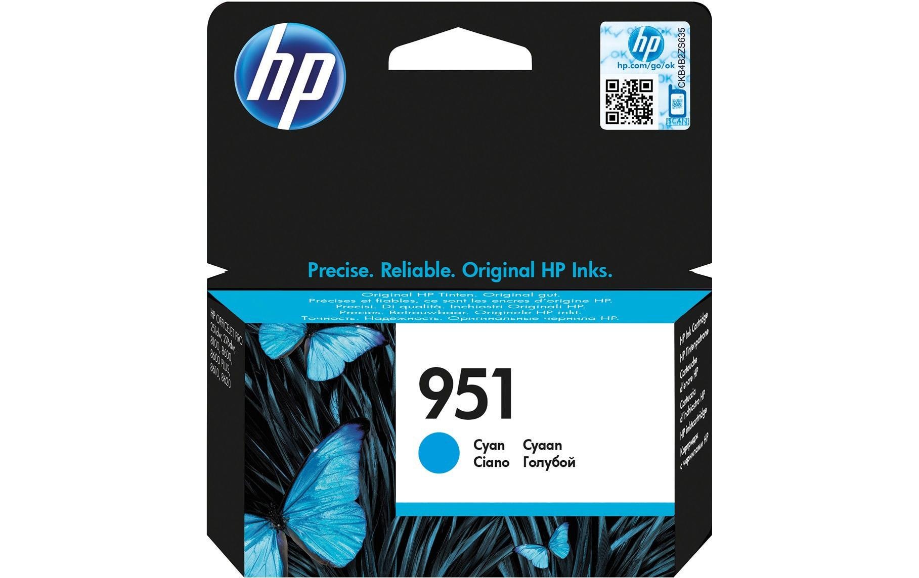 HP Tintenpatrone »Nr. 951 CN050AE Cyan«