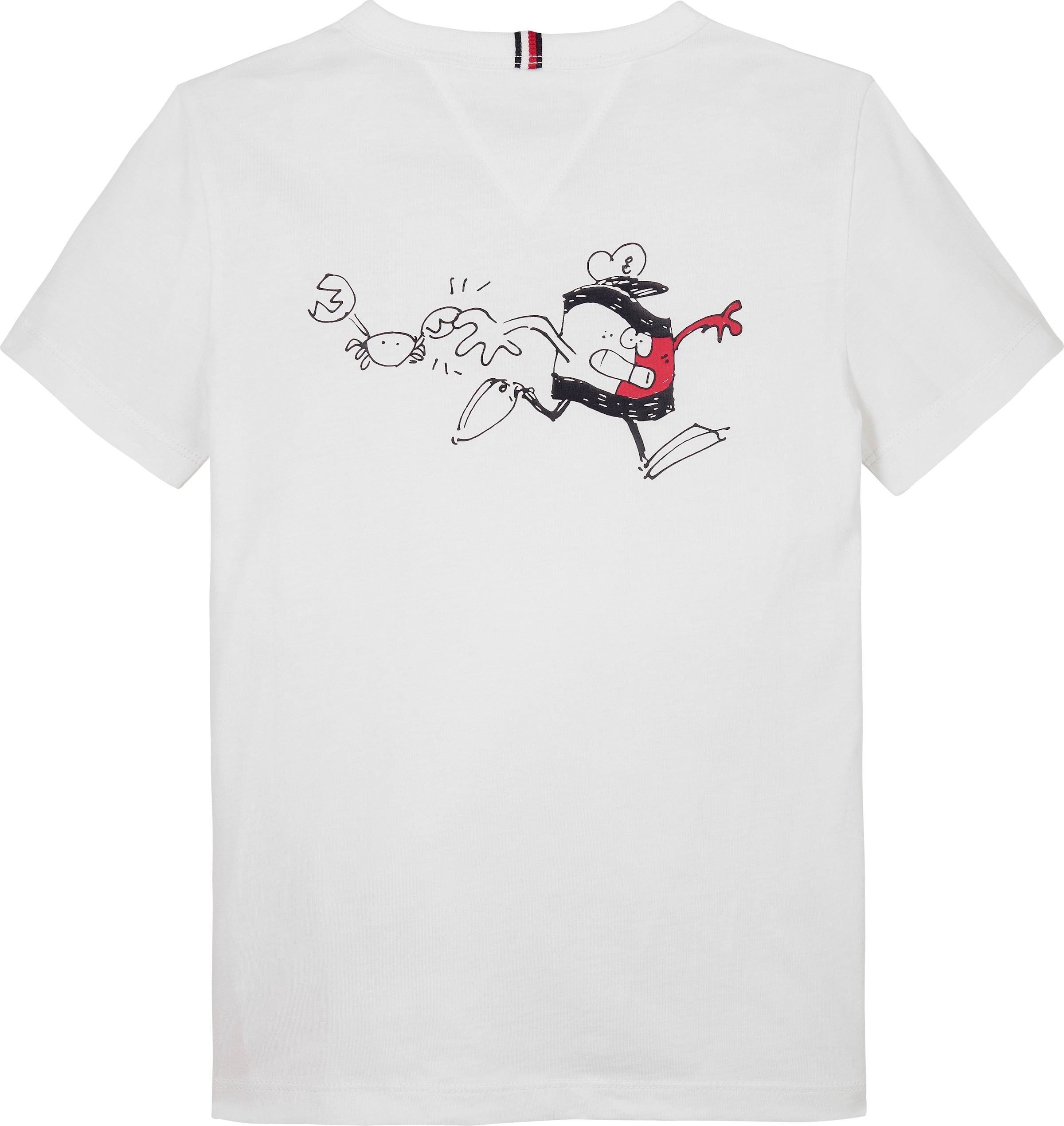 Tommy Hilfiger T-Shirt »FLAG FUN TEE SS«, mit Grafik-Logo