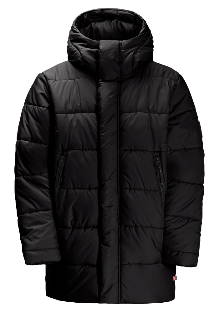 Jack Wolfskin Outdoorjacke »TEEN INS LONG JACKET Y«, mit Kapuze