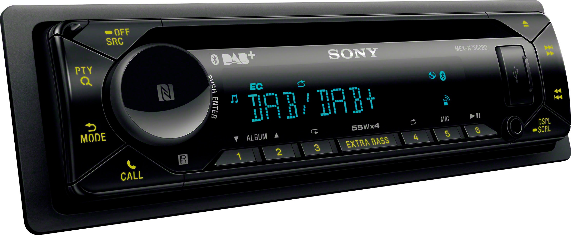 Autoradio »MEXN7300KIT«, (Bluetooth Digitalradio (DAB+) 55 W)