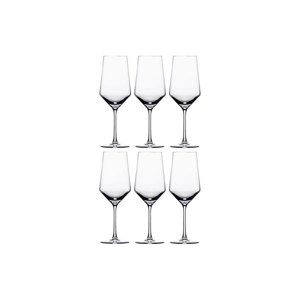 SCHOTT-ZWIESEL Rotweinglas »Pure, Bordeaux 6,8, 6 Stück, Transparent«, (Set, 6 tlg.), 6 teilig