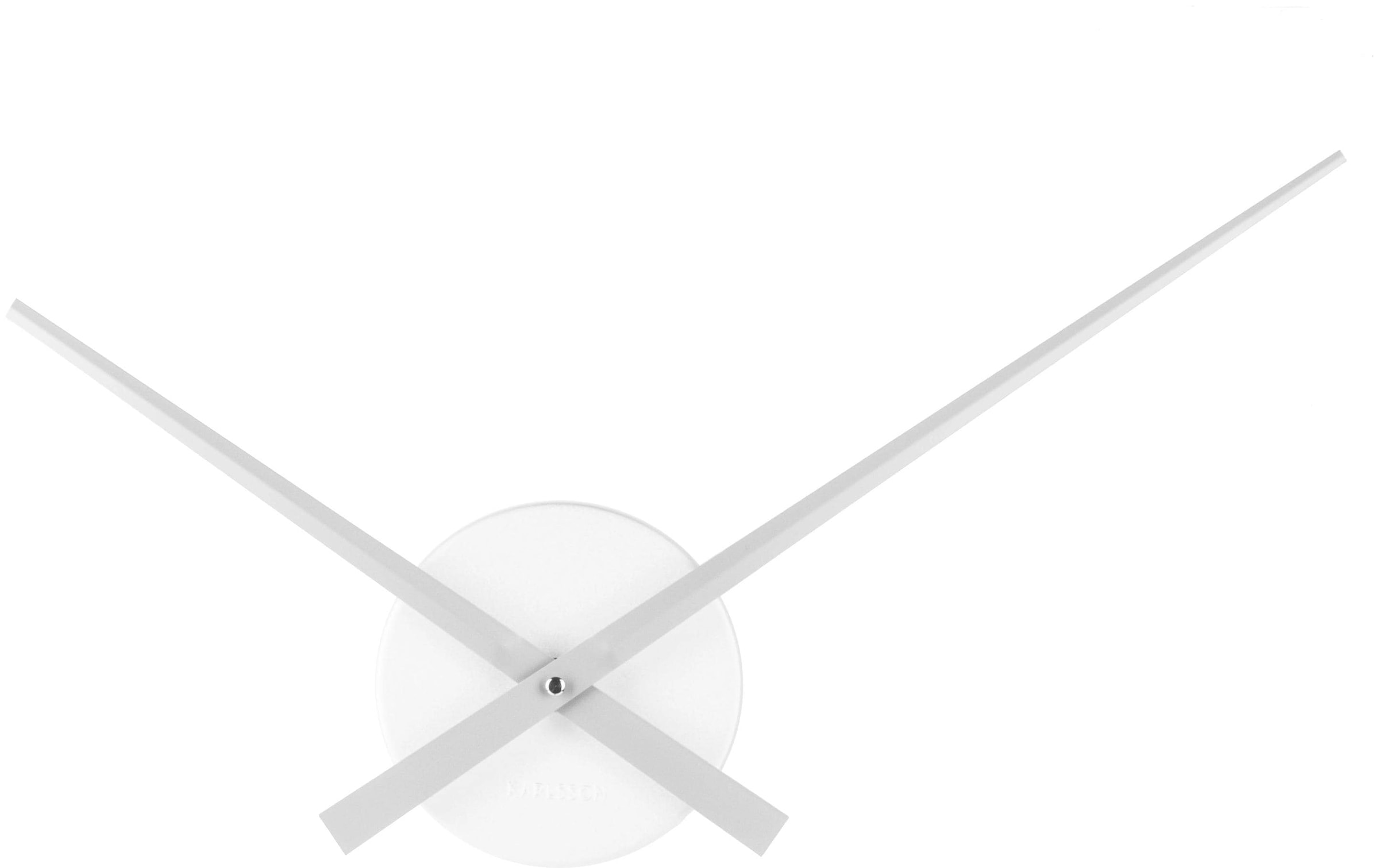 Karlsson Wanduhr »Little Big Time 44 cm, Silberfarben«