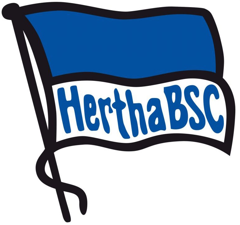Wandtattoo »Hertha BSC Logo Fahne«, (1 St.), selbstklebend, entfernbar