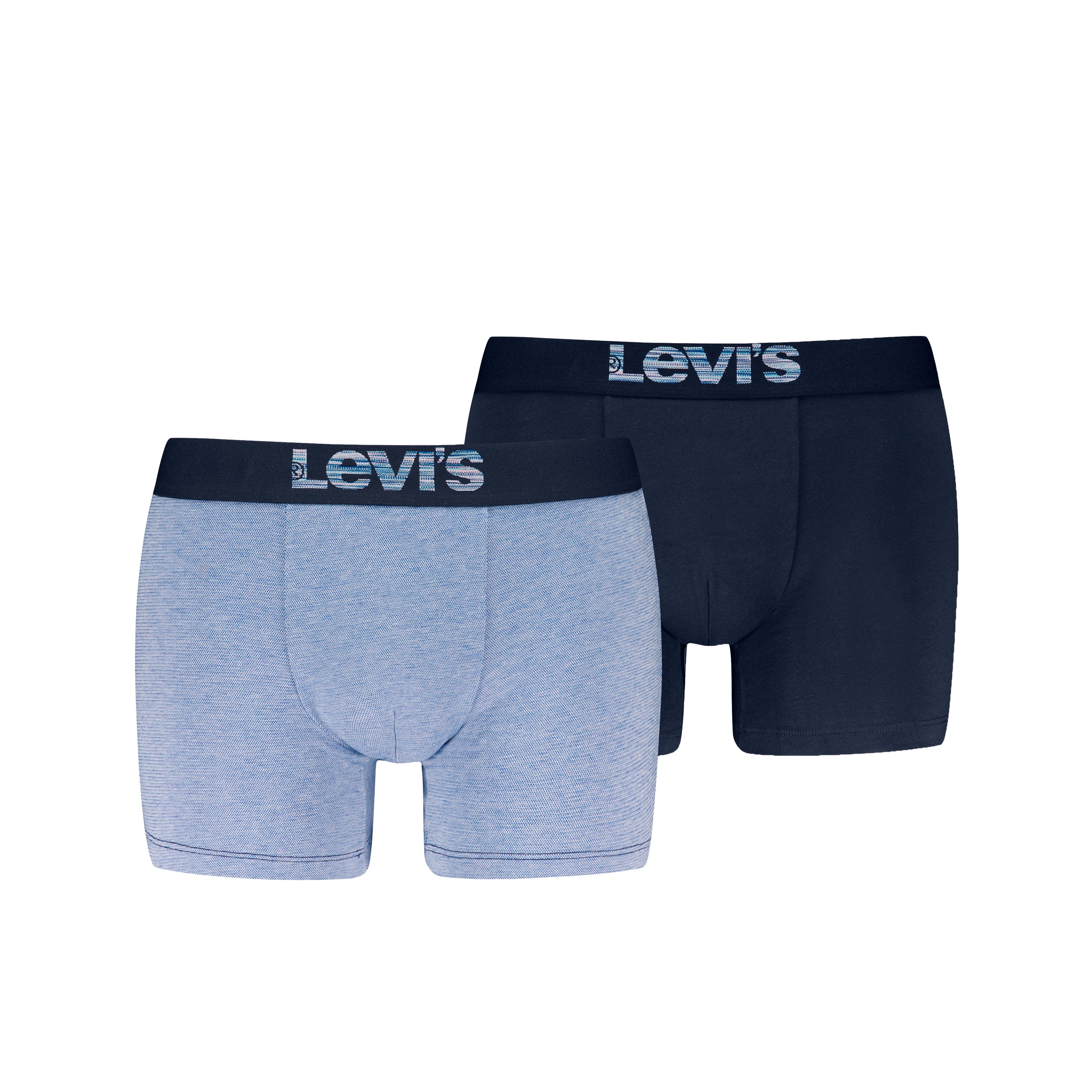 Levi's® Boxershorts »LEVIS MEN OPT ILL BOXER BRIEF ORG CO 2P« 2er Pack, mit breitem Logobund