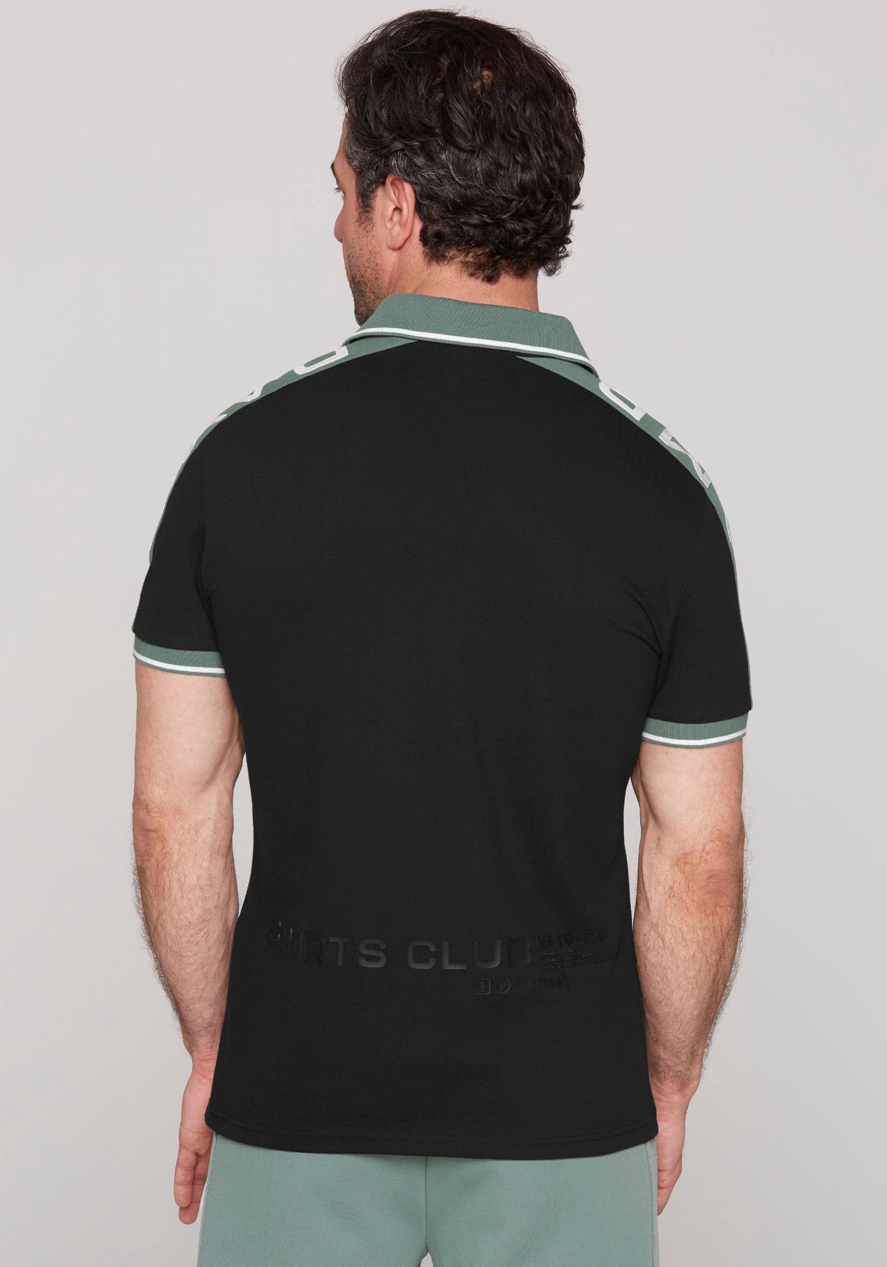 CAMP DAVID Poloshirt, mit Logodrucken