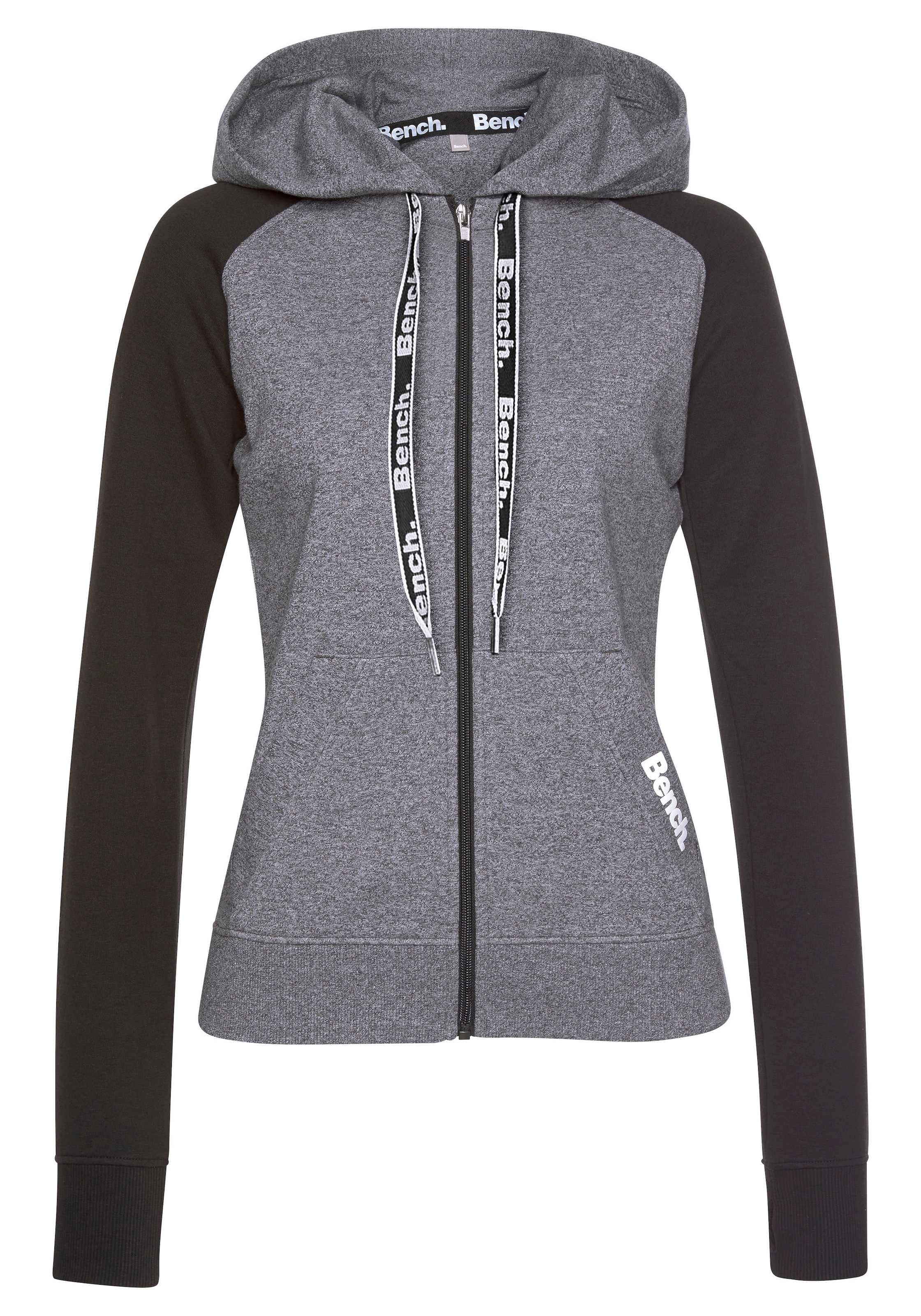 Bench. Loungewear Kapuzensweatjacke, mit farblich abgesetzten Ärmeln,  Loungeanzug online bestellen bei Jelmoli-Versand Schweiz