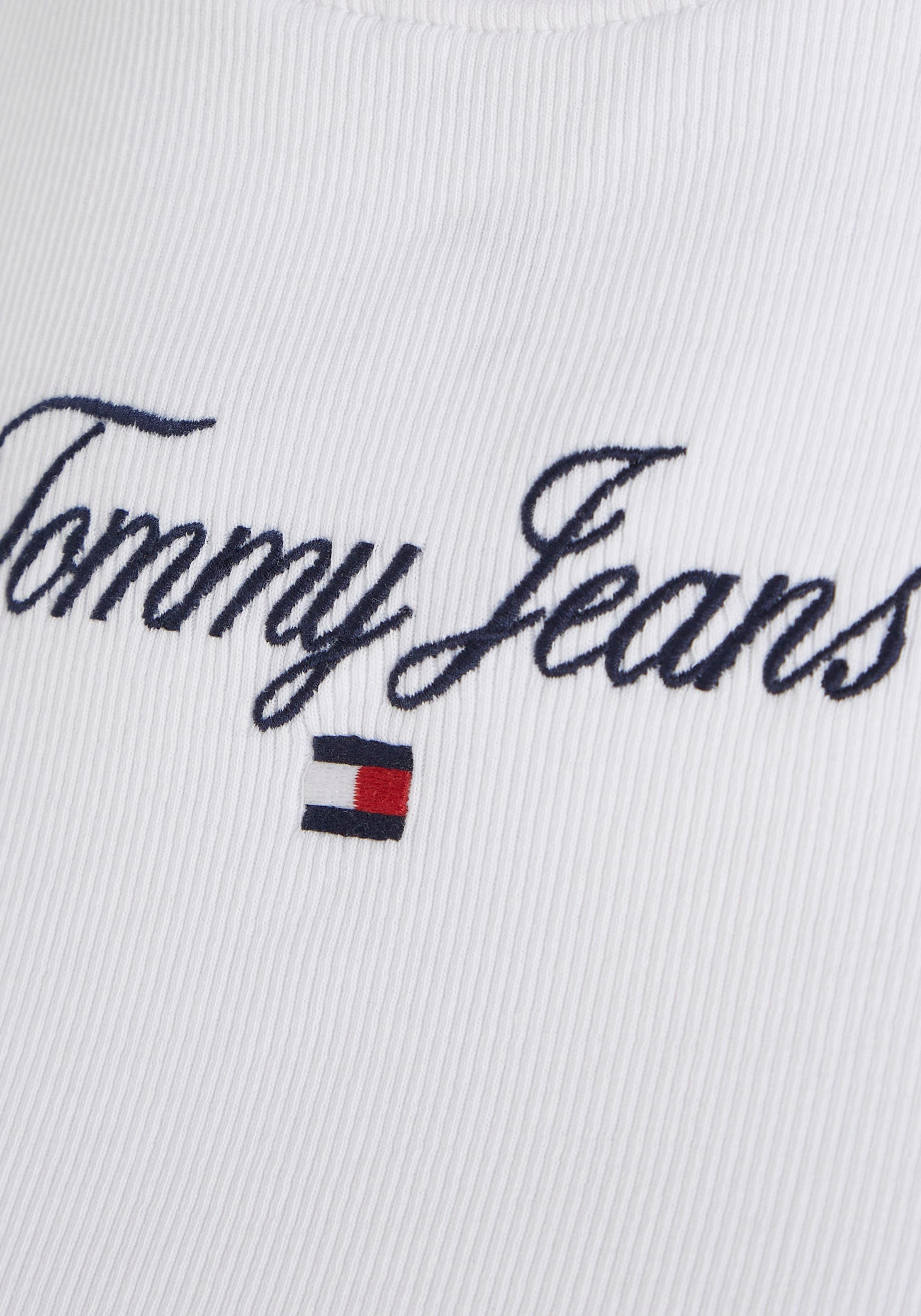 Tommy Jeans bei ESS Tommy und Stickereien Patches EMBRO online 1 Jelmoli-Versand CRP T-Shirt shoppen Schweiz mit Jeans SS«, ULTR »TJW dezenten