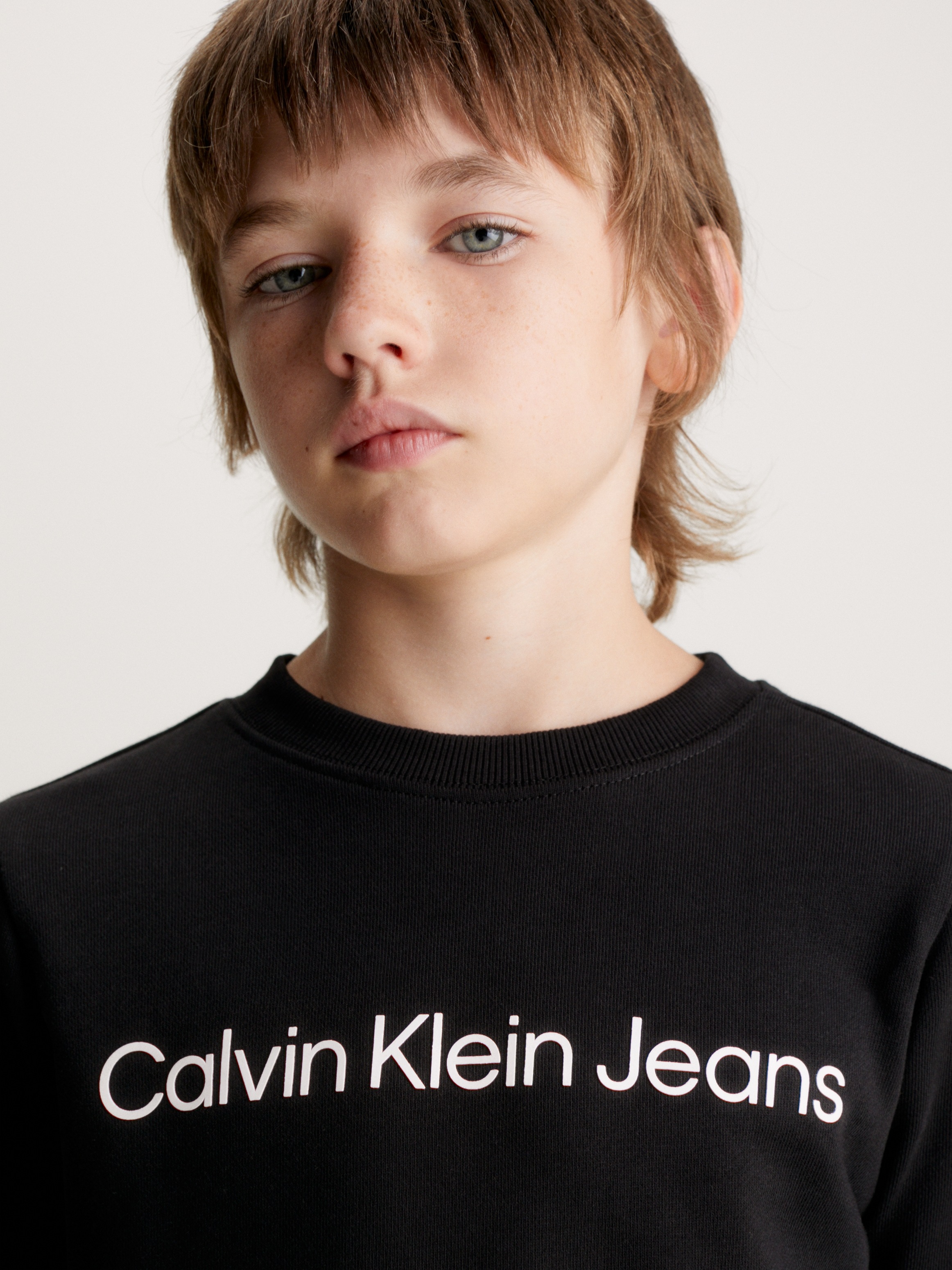 Calvin Klein Jeans Sweatshirt »INST. LOGO REGULAR CN«, für Kinder bis 16 Jahre