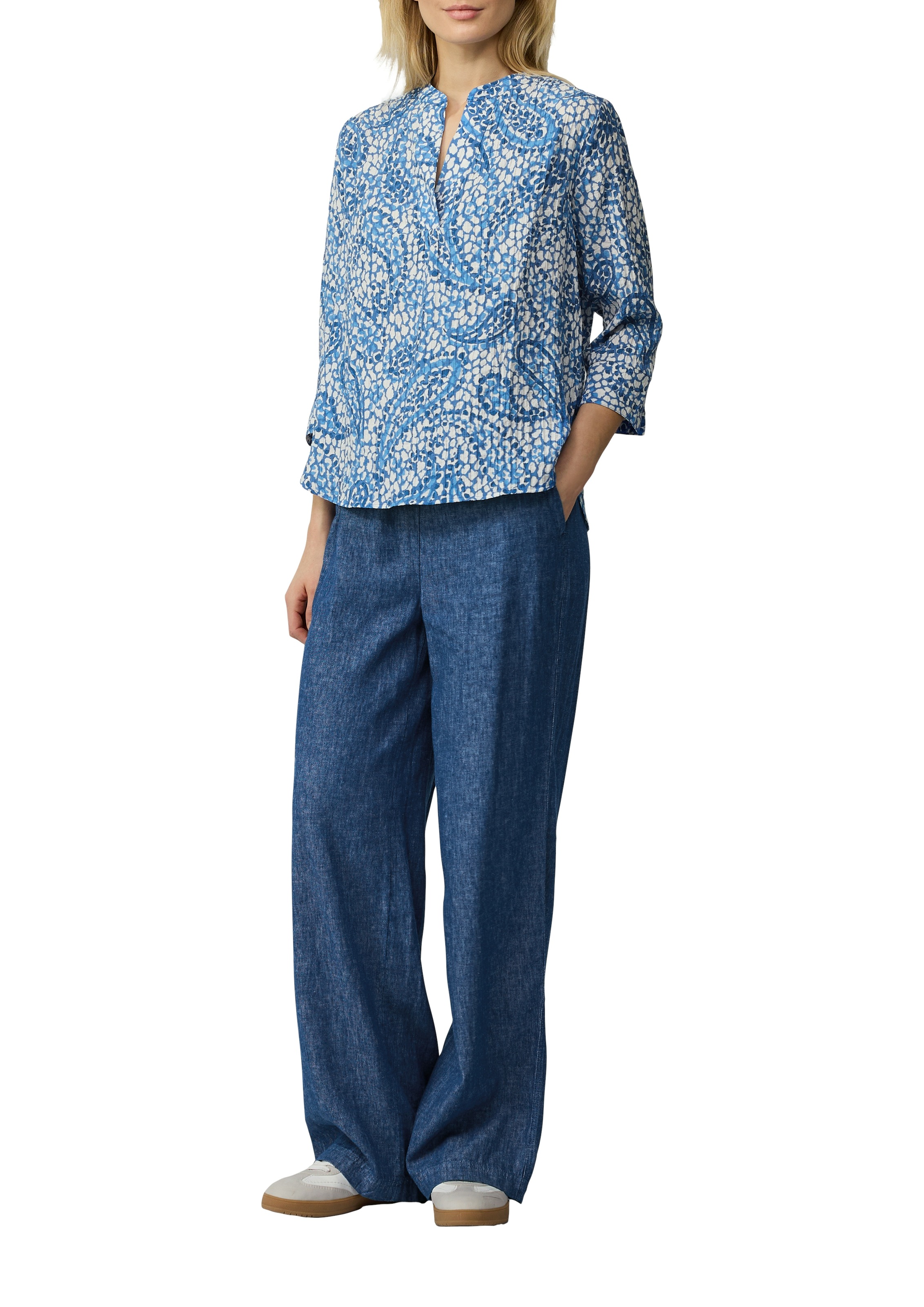 s.Oliver Shirtbluse, mit 3/4-Ärmeln und im Tunika-Look