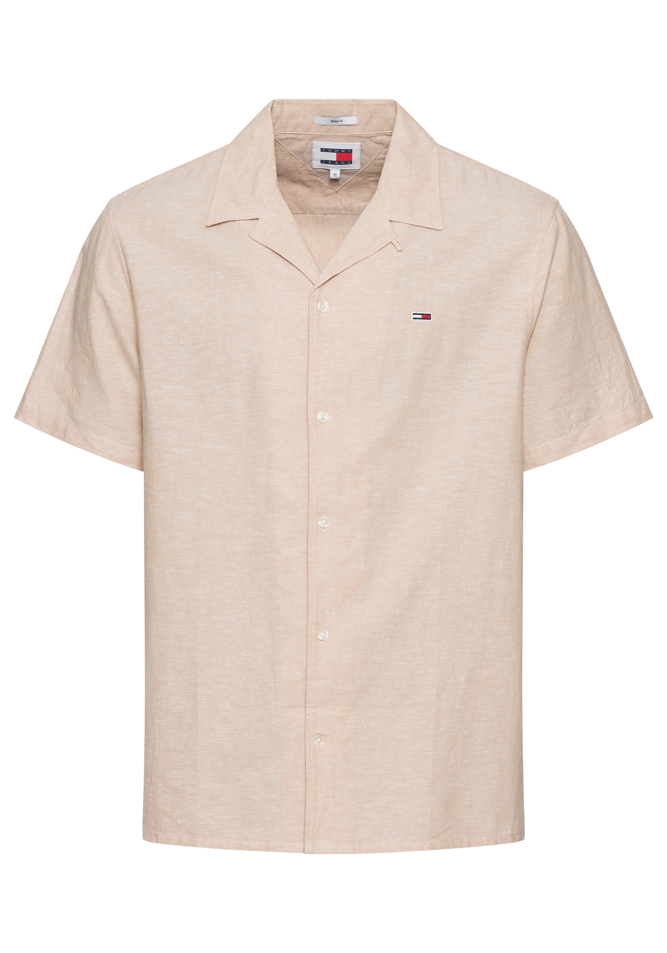 Tommy Jeans Kurzarmhemd »TJM LINEN BLEND CAMP SHIRT EXT«