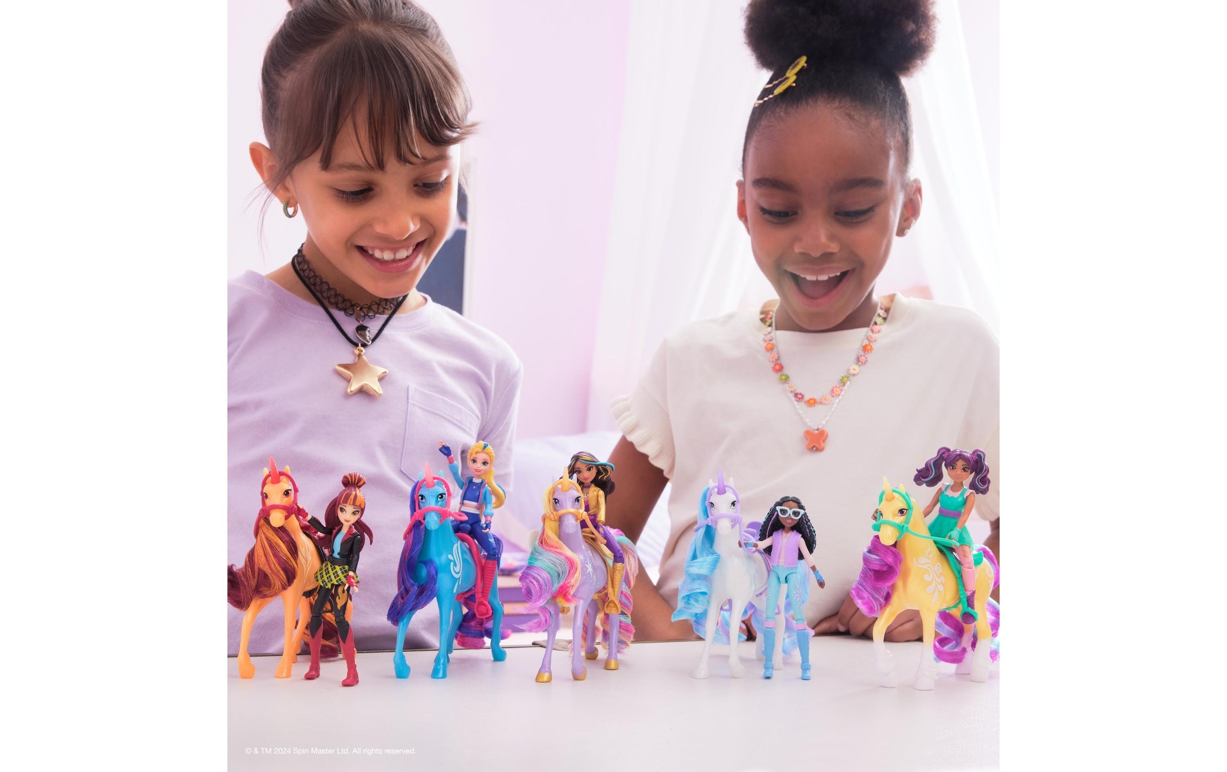 Anziehpuppe »Spinmaster Unicorn Academy Valentina Doll & Cinder Unicorn«