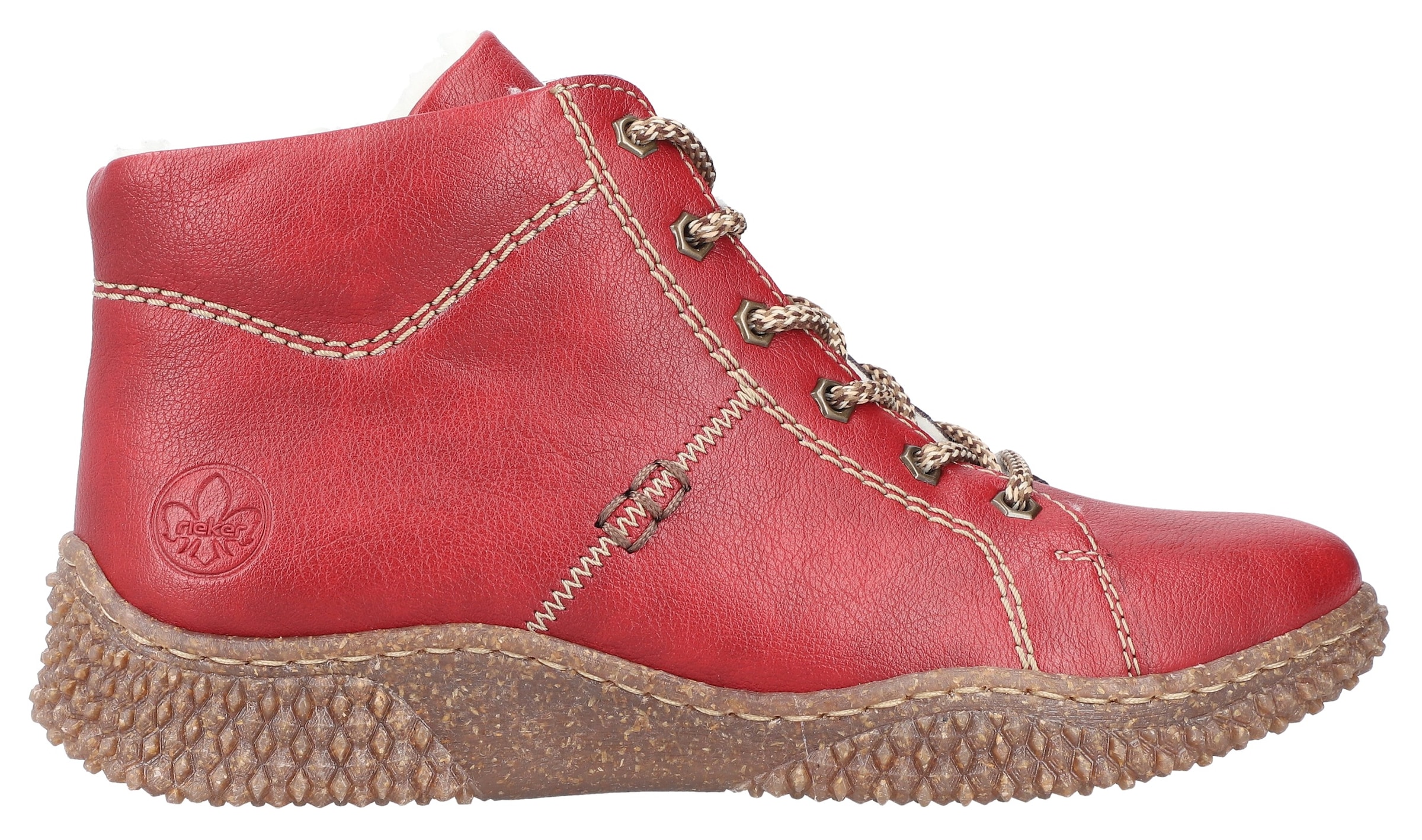 Rieker Winterboots, Schnürboots, Stiefelette, High Top Sneaker mit Innenreissverschluss