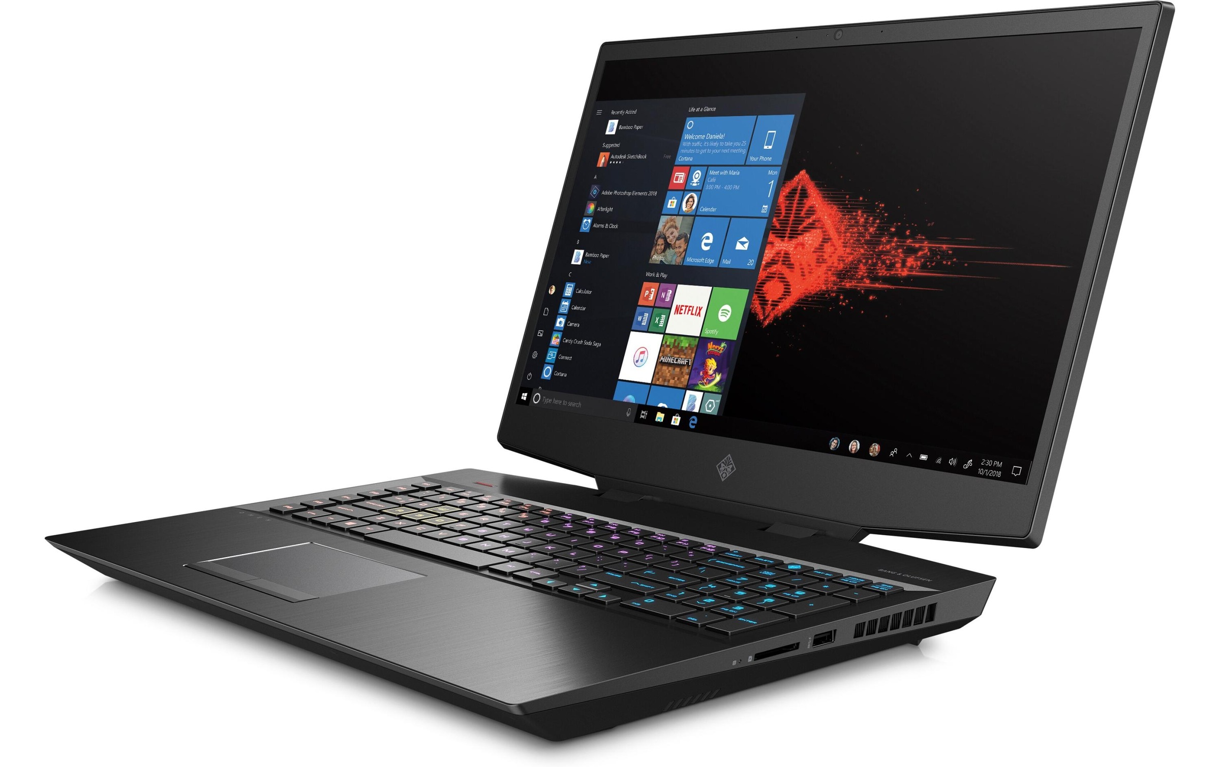 HP Notebook »HP Notebook OMEN 17-cb1998nz«, 43,94 cm, / 17,3 Zoll, Intel, Core i7, 1000 GB SSD