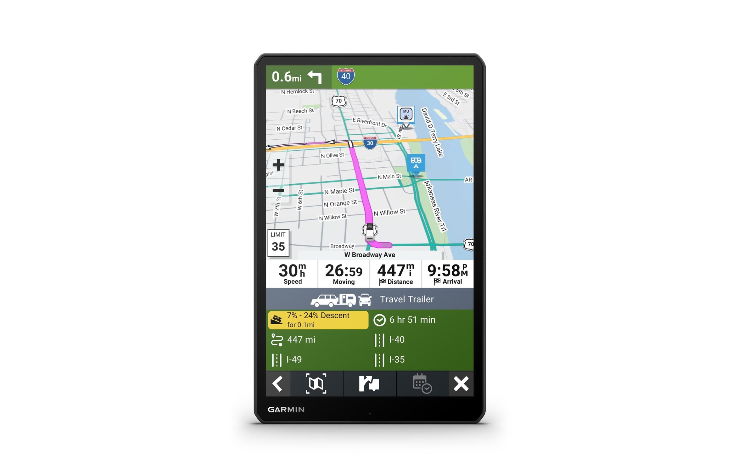 Garmin Navigationsgerät »Garmin CAMPER«
