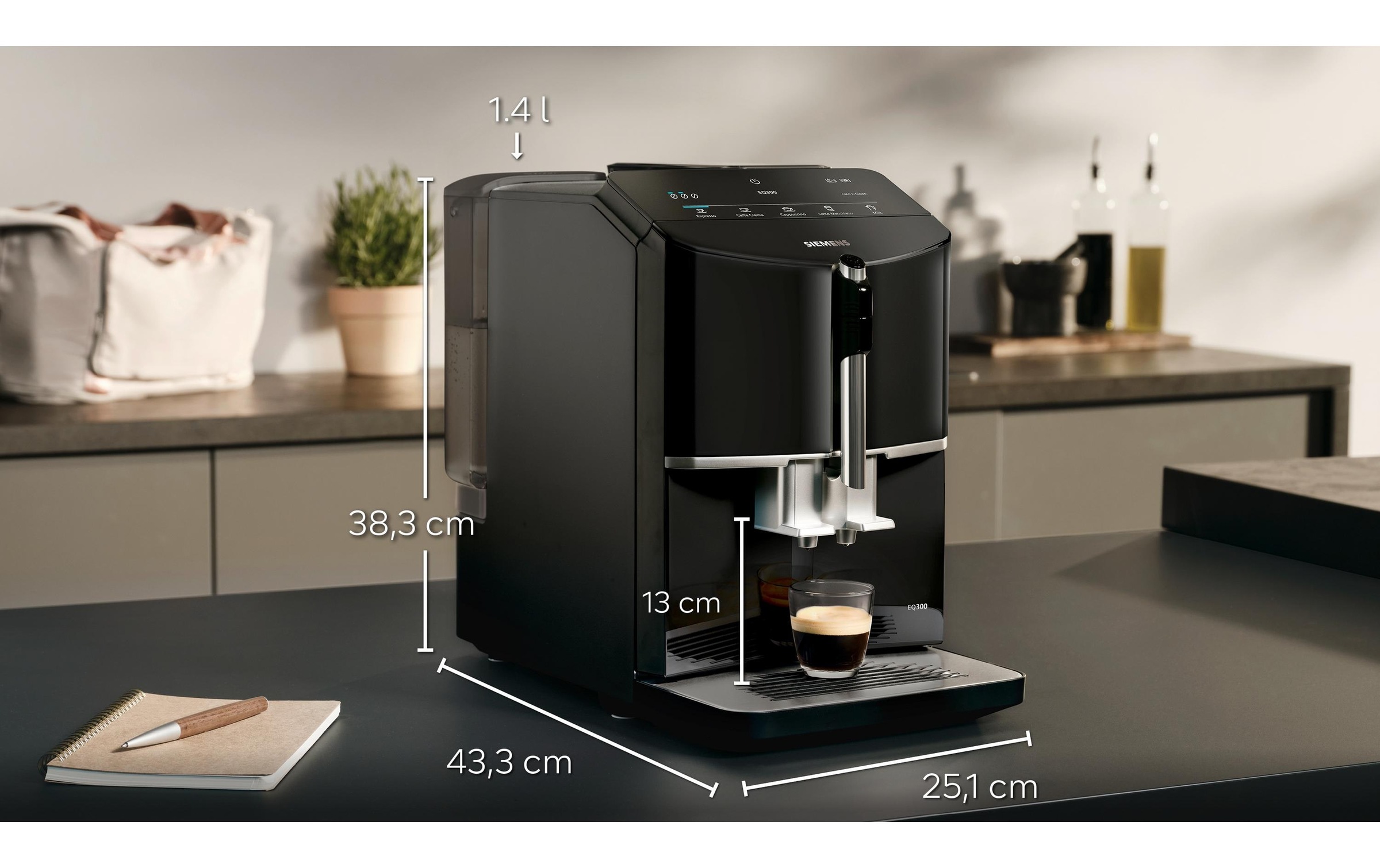 SIEMENS Kaffeevollautomat »EQ300«