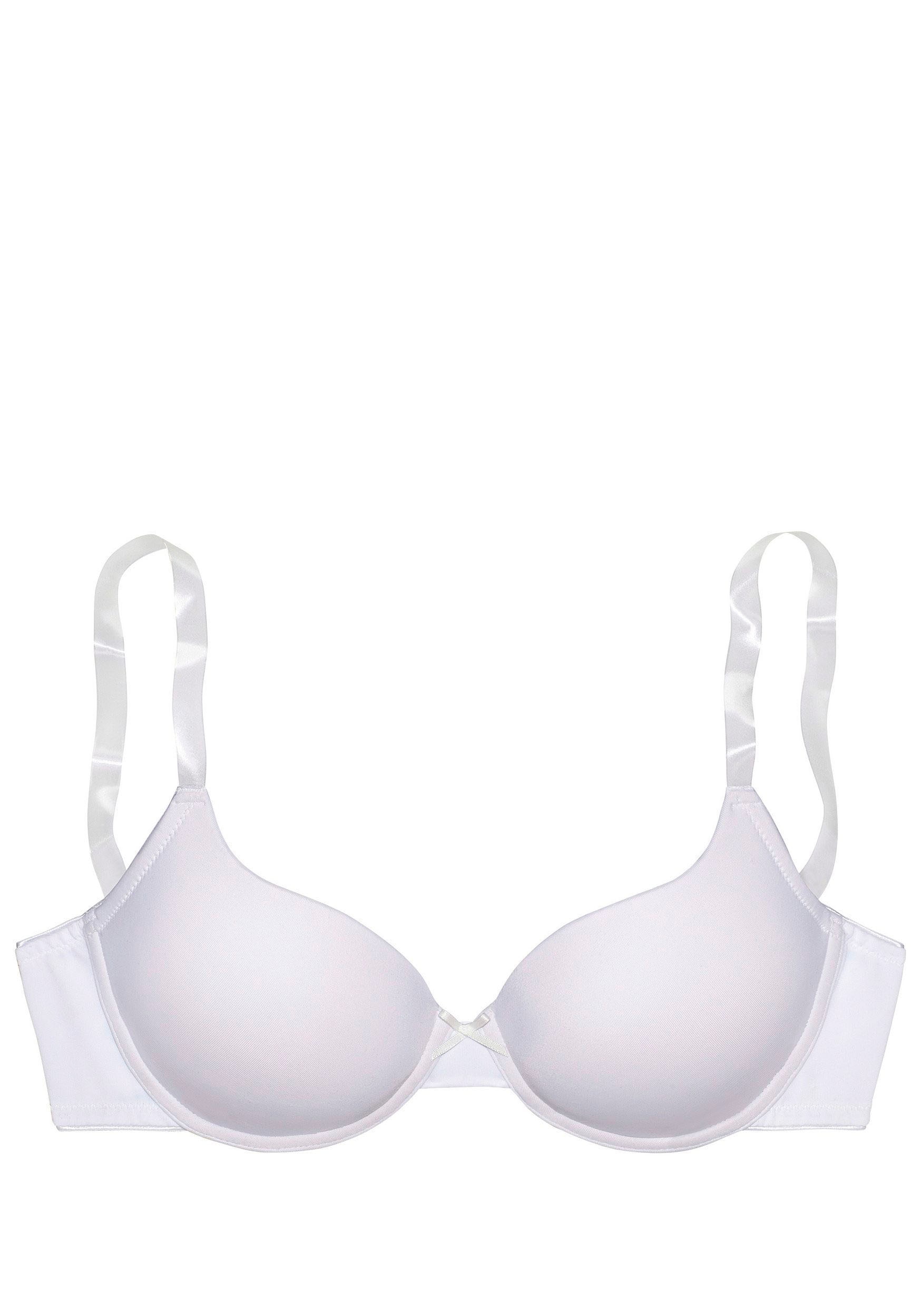 LASCANA Schalen-BH »Ela«, mit basic Schweiz bei perfect online shoppen mit transparenten Dessous Basic Trägern, Jelmoli-Versand Bügel