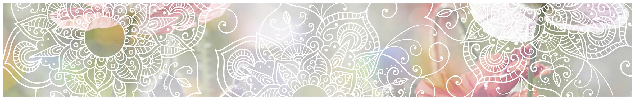MySpotti Fensterfolie »Look Zangtangel white«, halbtransparent,  glattstatisch haftend, 200 x 30 cm, statisch haftend online bestellen |  Jelmoli-Versand