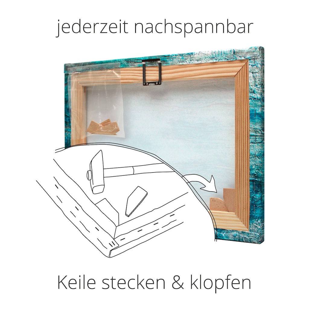 Artland Wandbild »Nordseestrand auf Langeoog - Steg«, Strand, (1 St.)