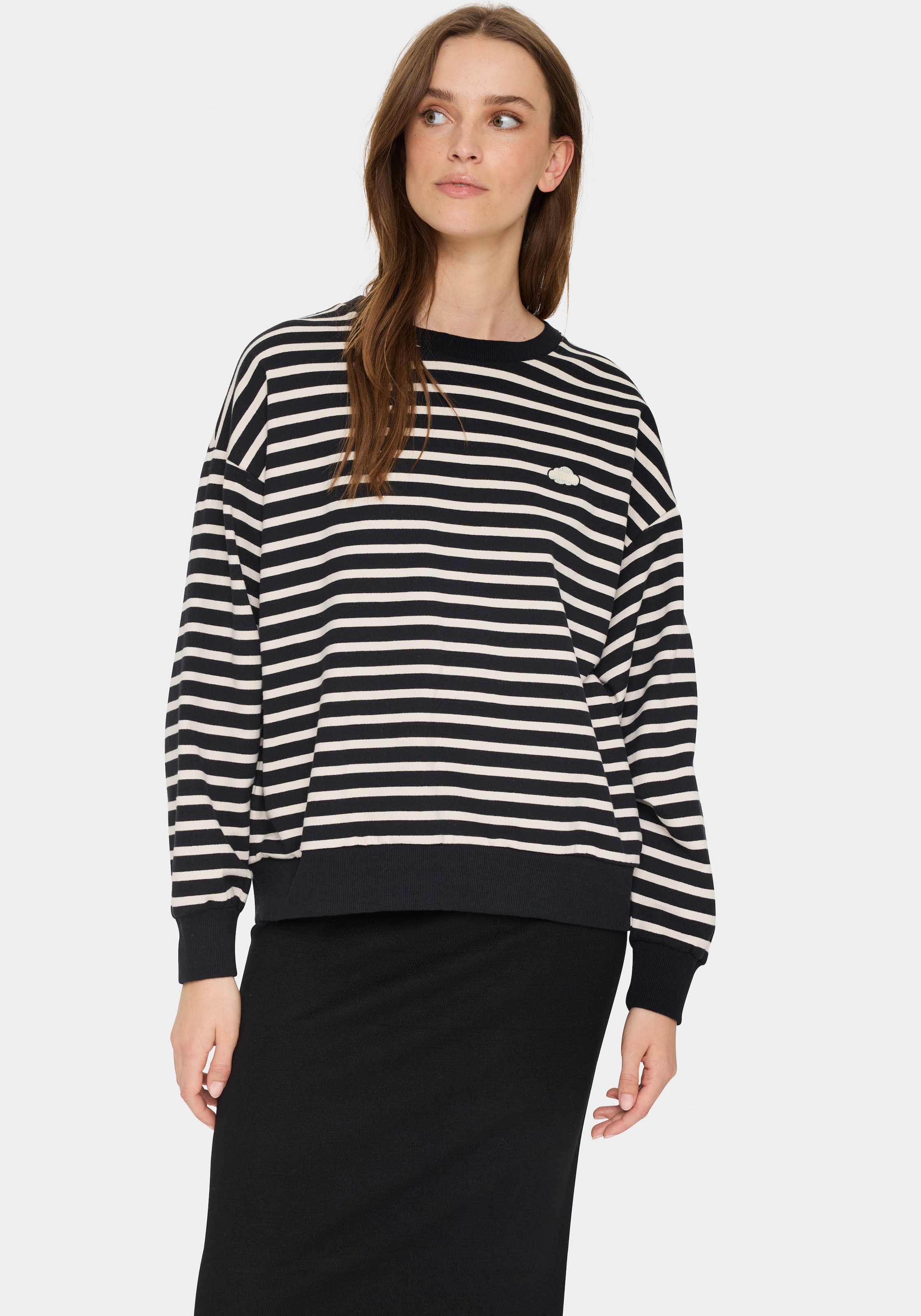 Saint Tropez Sweatshirt »GilaSZ«, mit Stickerei