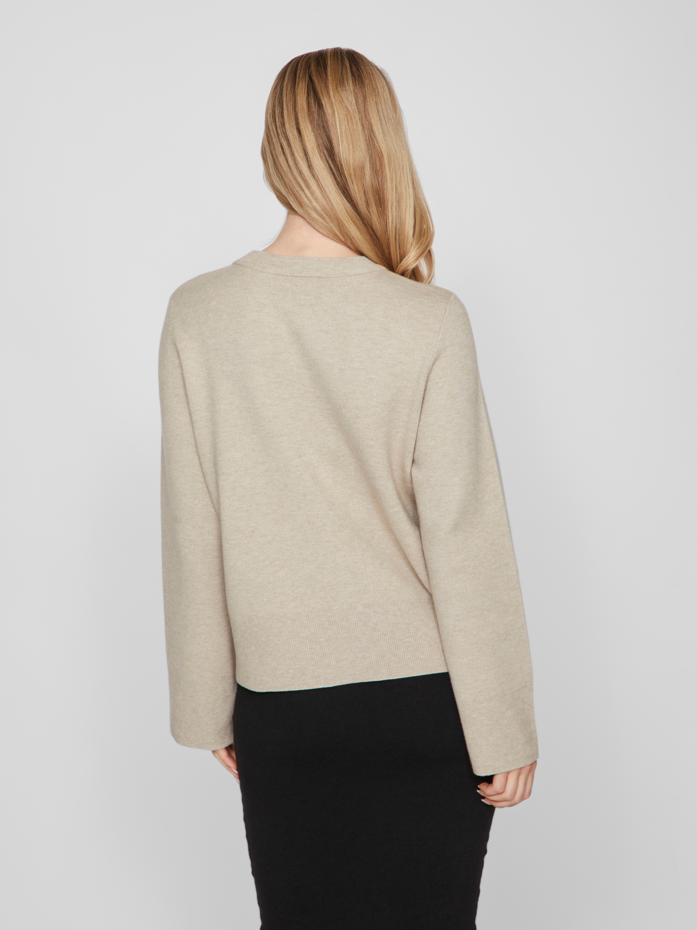 Vila Rundhalspullover »VICASSIE O-NECK L/S KNIT TOP - NOOS«