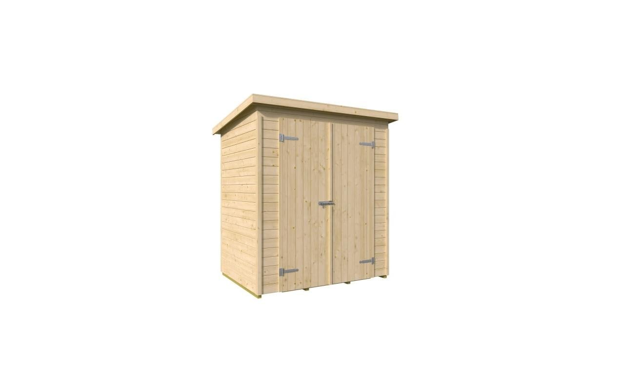 Gartenhaus »Creative Living Zermatt mit Pultdach, FSC, 170 x 120 x 199«, Holzart: Fichte (Estland)