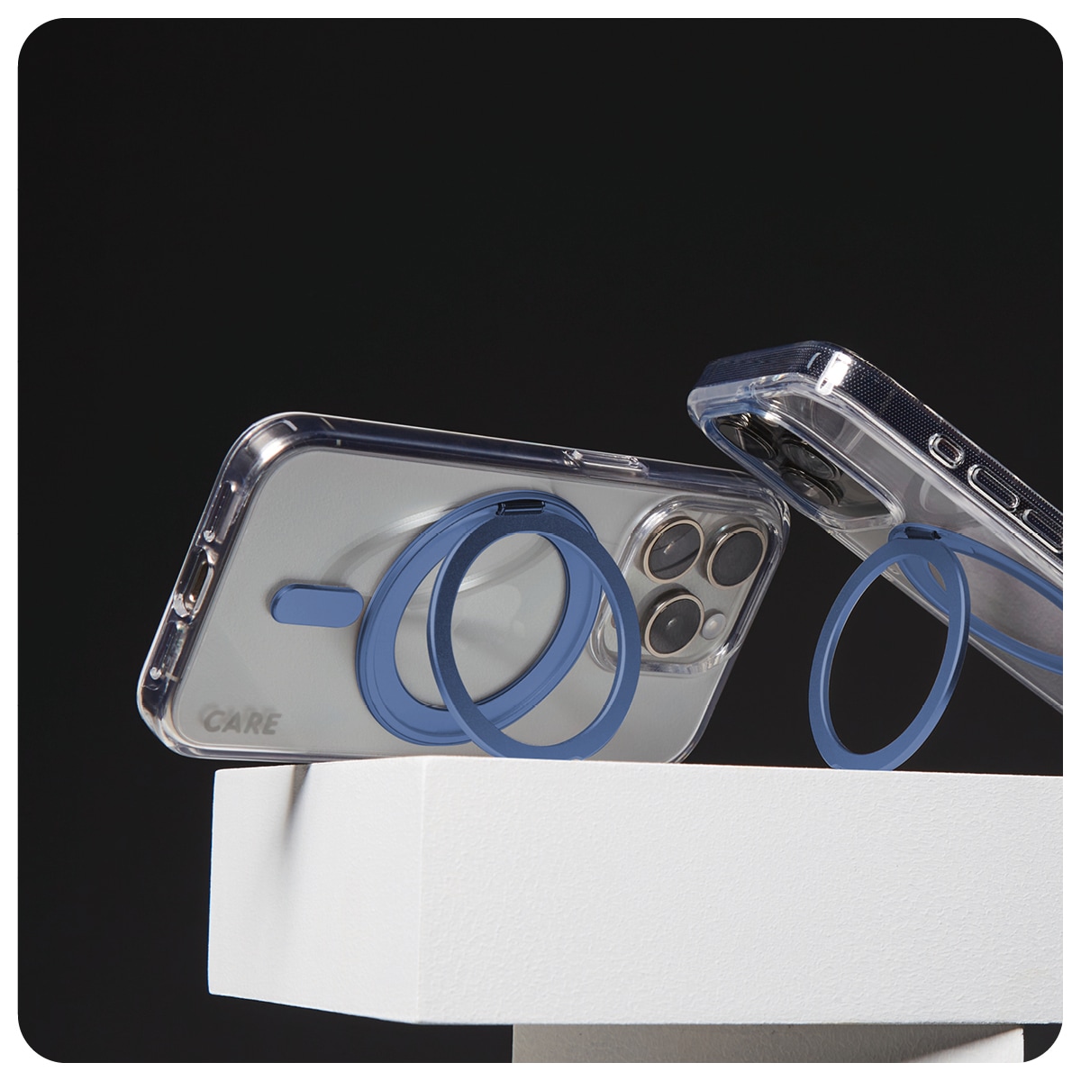 CARE by PanzerGlass Handyhülle »MagSafe Compatible Kickstand Case für iPhone 16 Pro«, iPhone 16 Pro, Backcover, Schutzhülle, Handyschutzhülle, Case, Schutzcase, stossfest