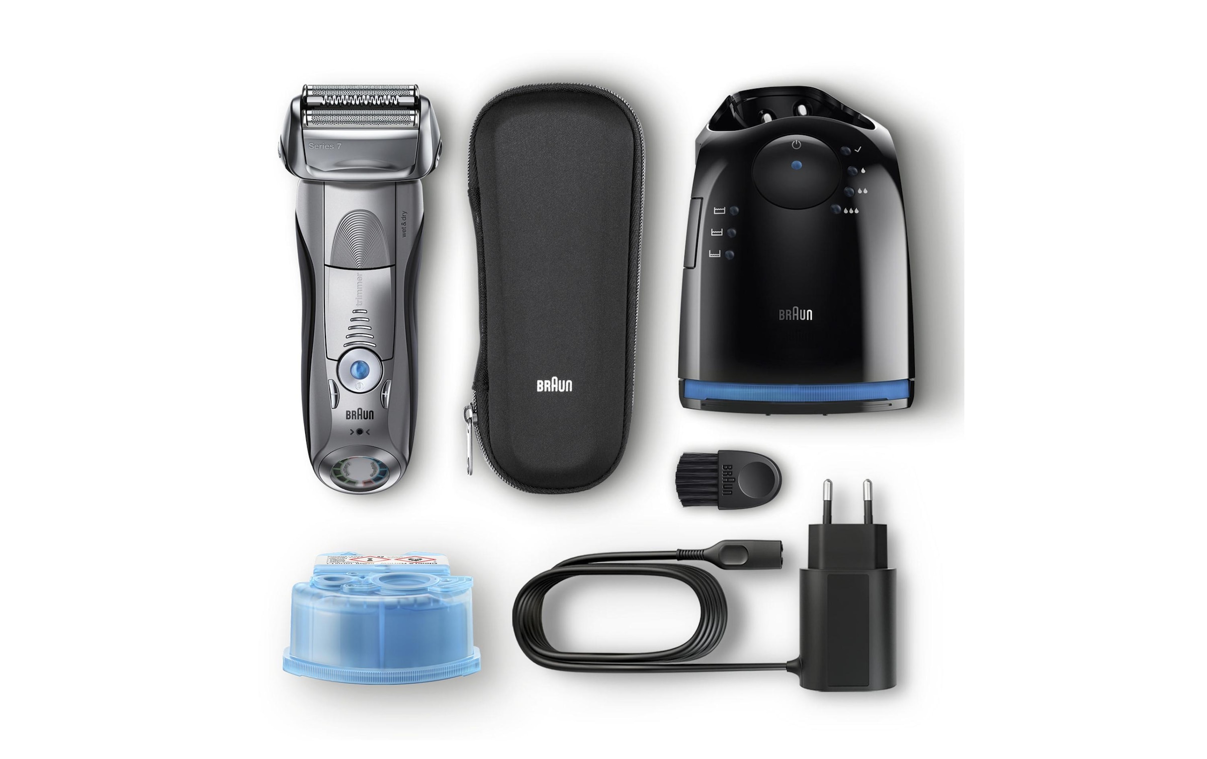 Braun Gesichtshaarrasierer »Braun Herrenrasierer Series 7 7898cc mit Reinigungsstation«