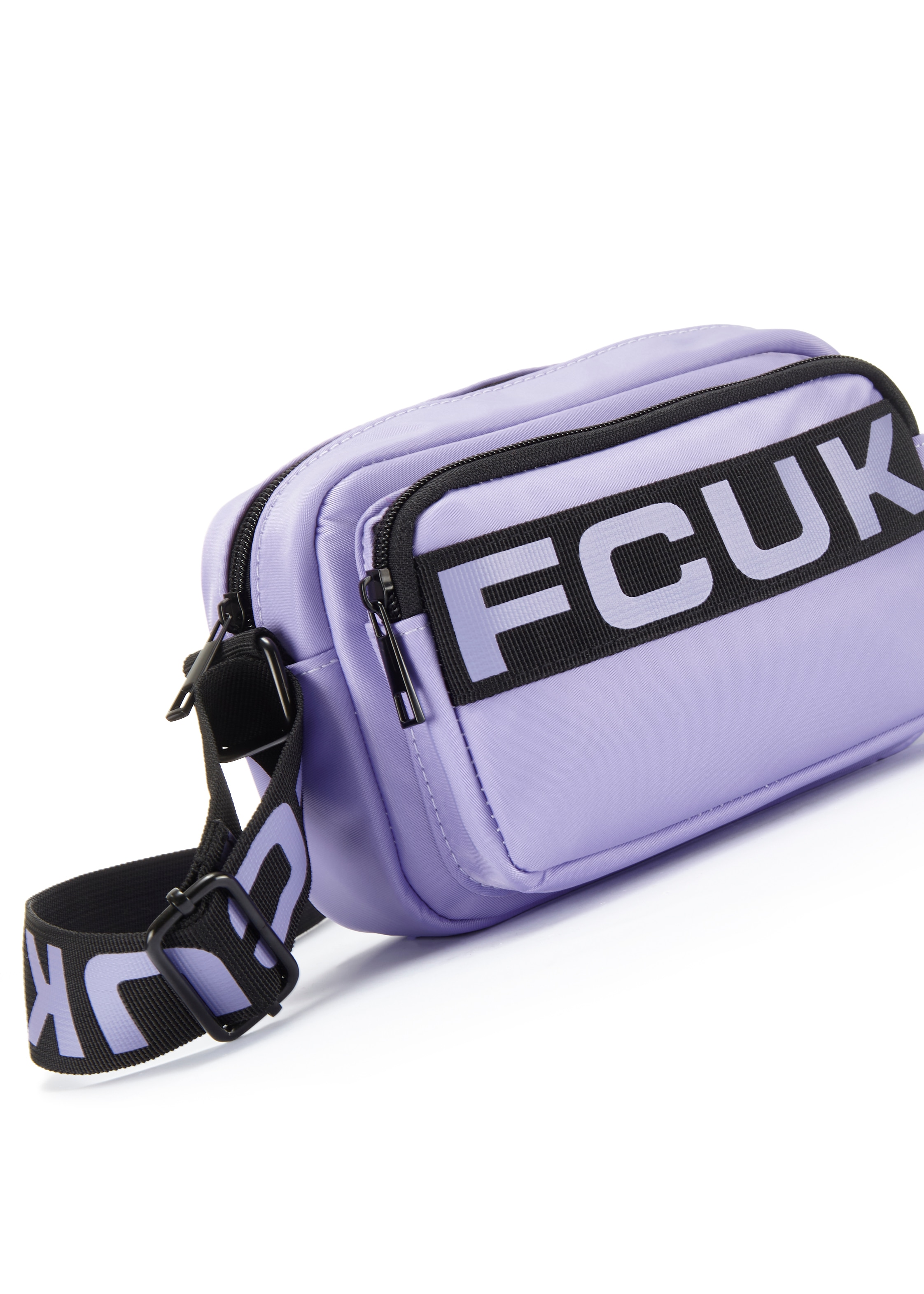 FCUK Umhängetasche, Minibag, Handtasche mit verstellbarem Schulterriemen VEGAN