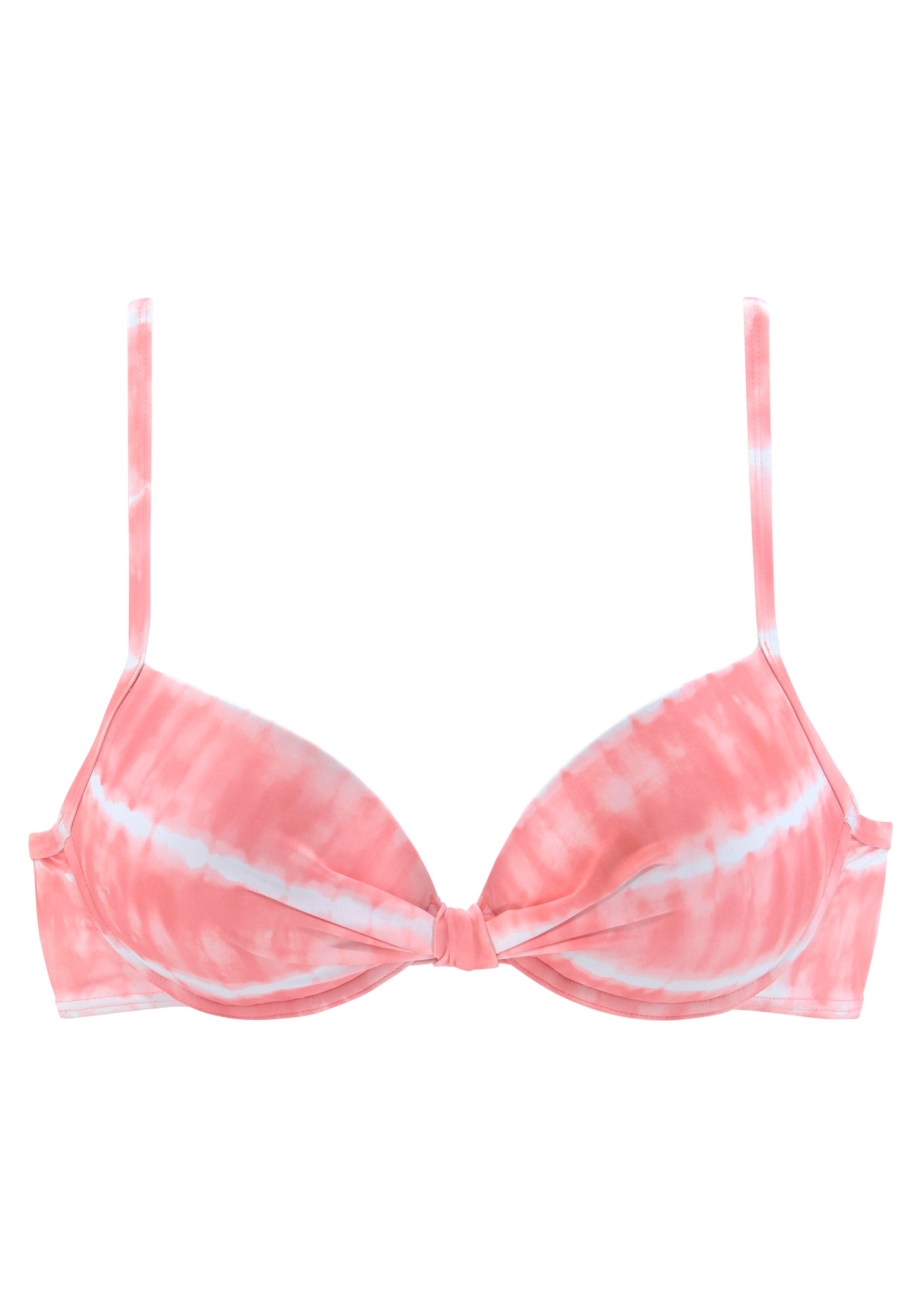 s.Oliver Bügel-Bikini-Top »Enja«, mit wattierten Cups und Batikdruck kaufen