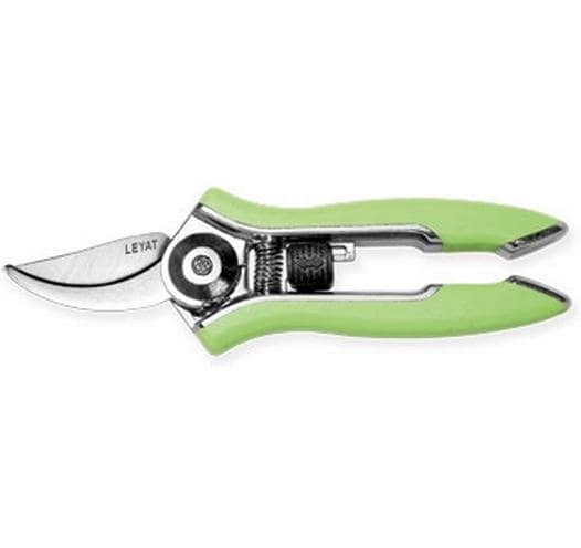 Gartenschere "Samen Mauser Happy Line LEYAT mit gebogener Klinge"